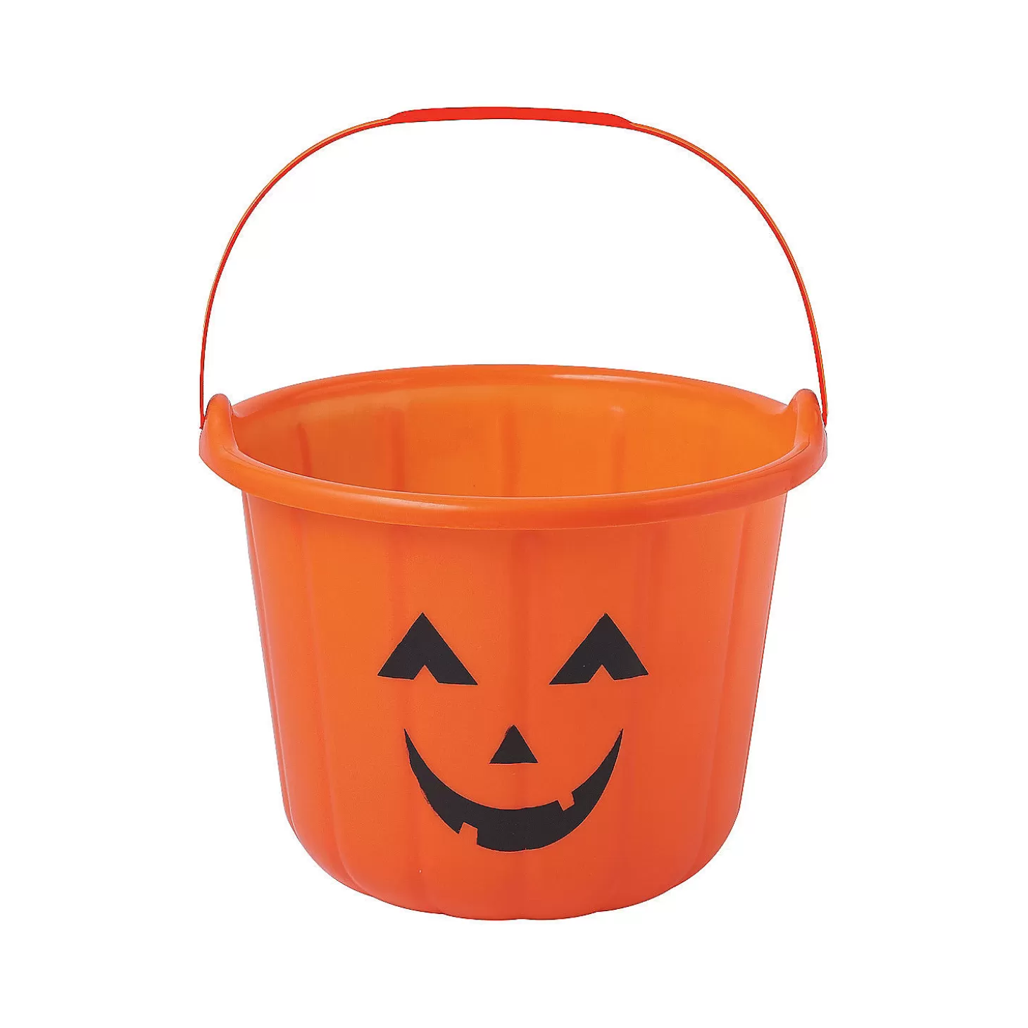 Shop Jack-O'-Lantern Bpa-Free Plastic Trick-Or-Treat Buckets - 12 Pc. Halloween Bags