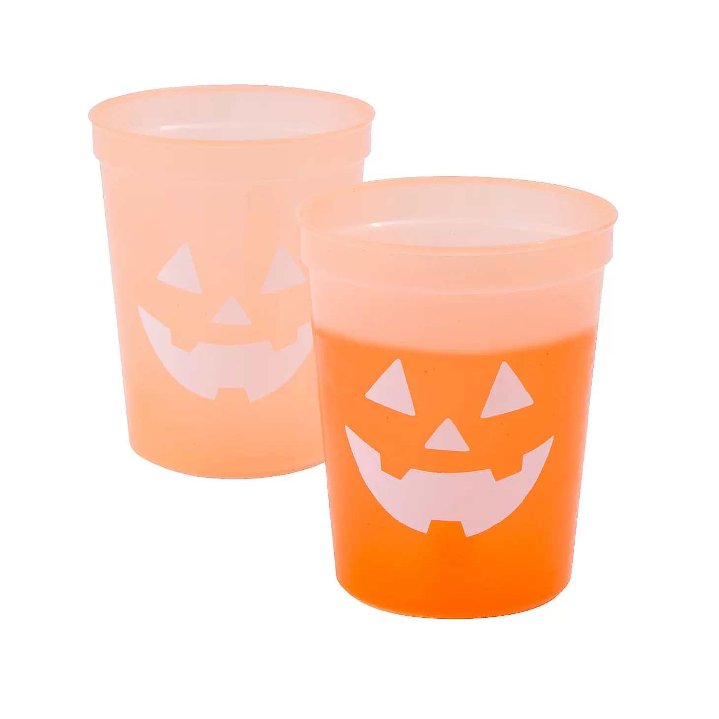 Discount Jack-O'-Lantern Color Changing Tumblers - 12 Pc. Tableware