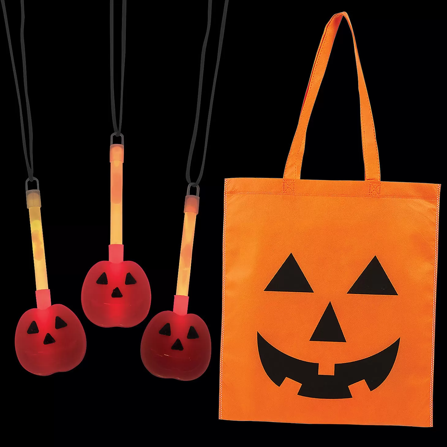 Shop Jack-O'-Lantern Trick Or Treating Accessories Kit For 12 Halloween Fun Kits