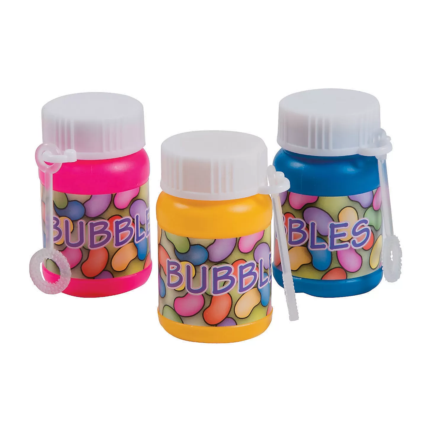 Sale Jelly Bean Mini Bubble Bottles - 24 Pc. Bubbles