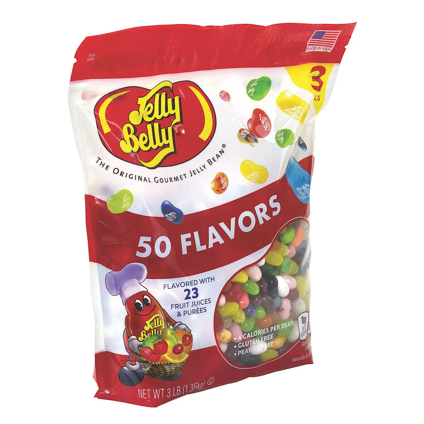 Best Jelly Belly 50 Flavors Jelly Beans Assortment, 3 Lb Bulk Halloween Supplies
