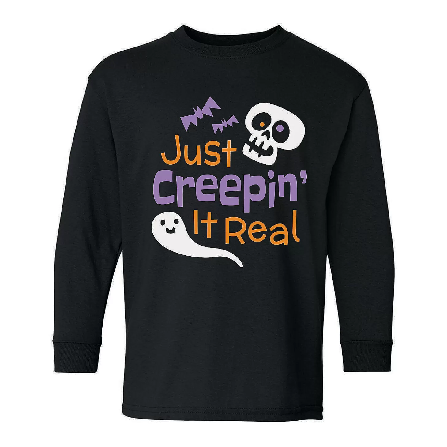 New Just Creepin' It Real Youth T-Shirt Halloween T-Shirts