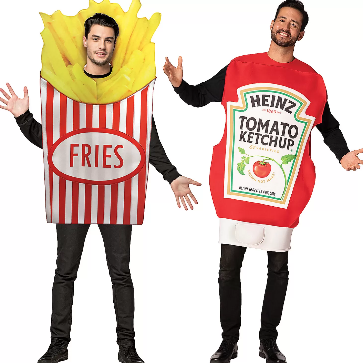 Outlet Ketchup & Fries Couples Costumes Couples Costumes