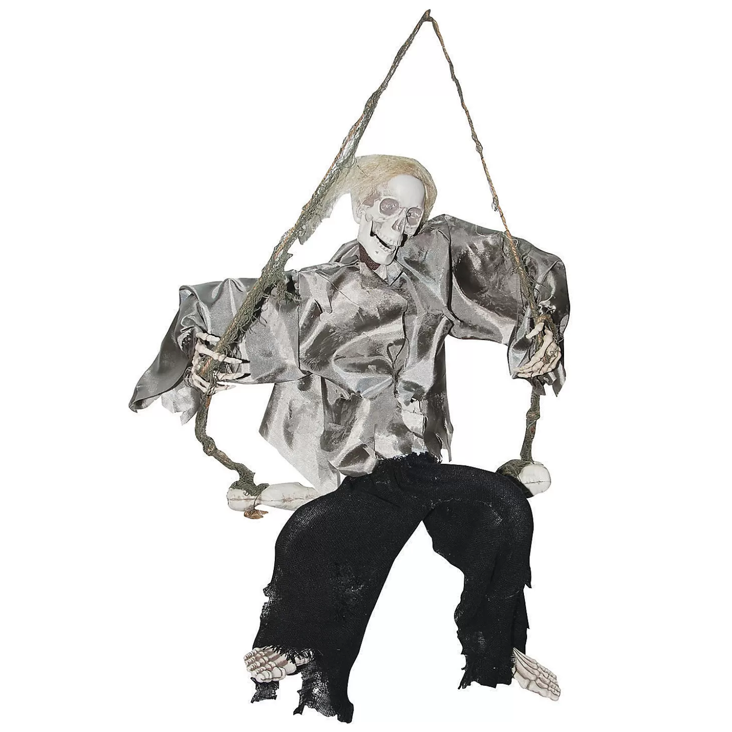 Cheap Kicking Reaper On Swing Halloween Decoration Skulls & Skeletons