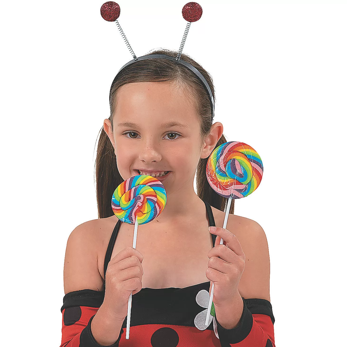 Online Large Cherry Flavored Swirl Lollipops - 12 Pc. Halloween Candy