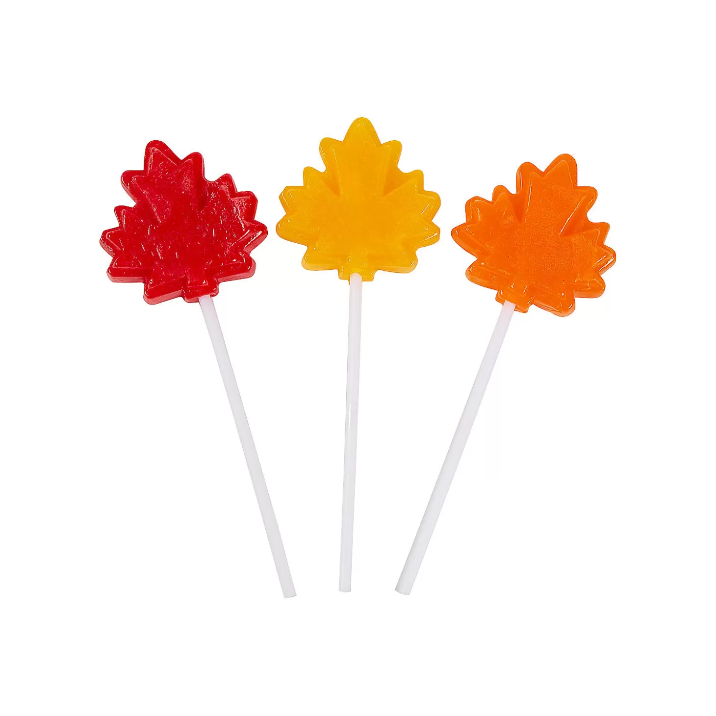 Best Sale Leaf-Shaped Lollipops - 12 Pc. Halloween Candy