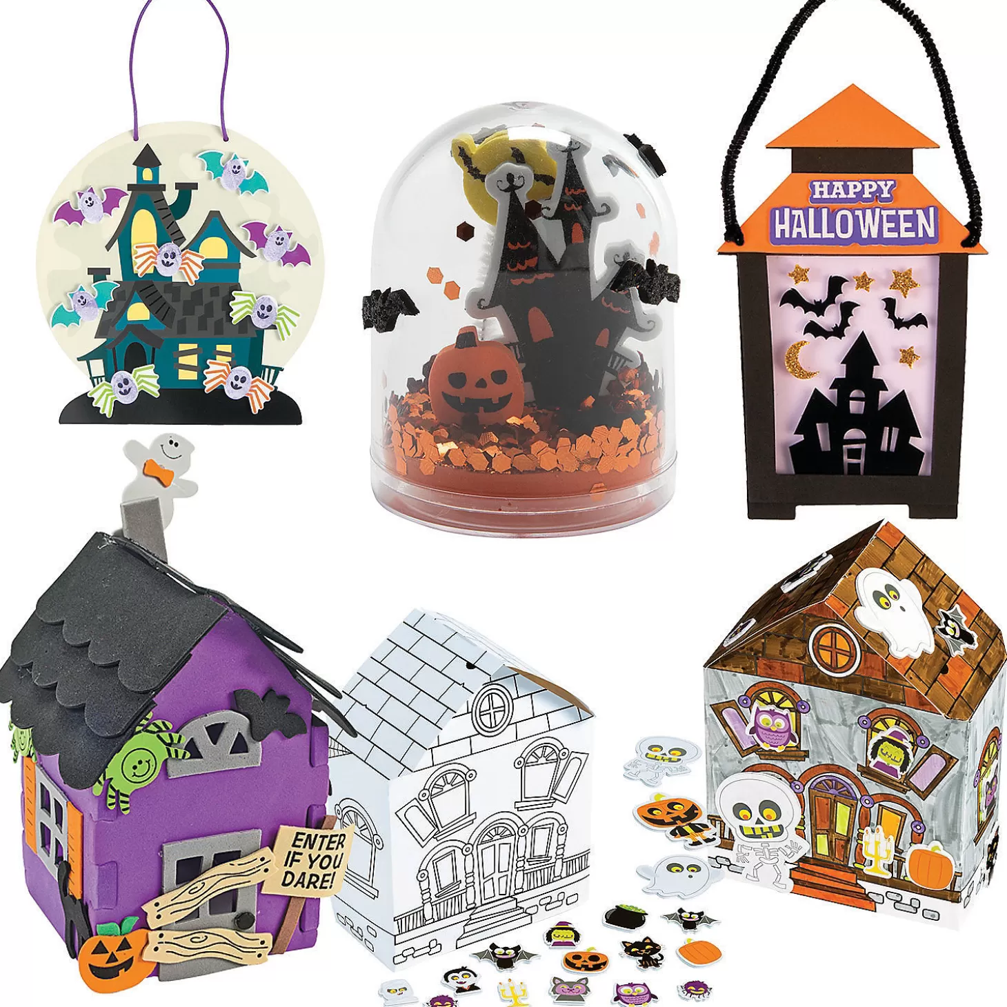 Best Let's Go To A Halloween Haunted House Craft Kit - Makes 60 Halloween Fun Kits