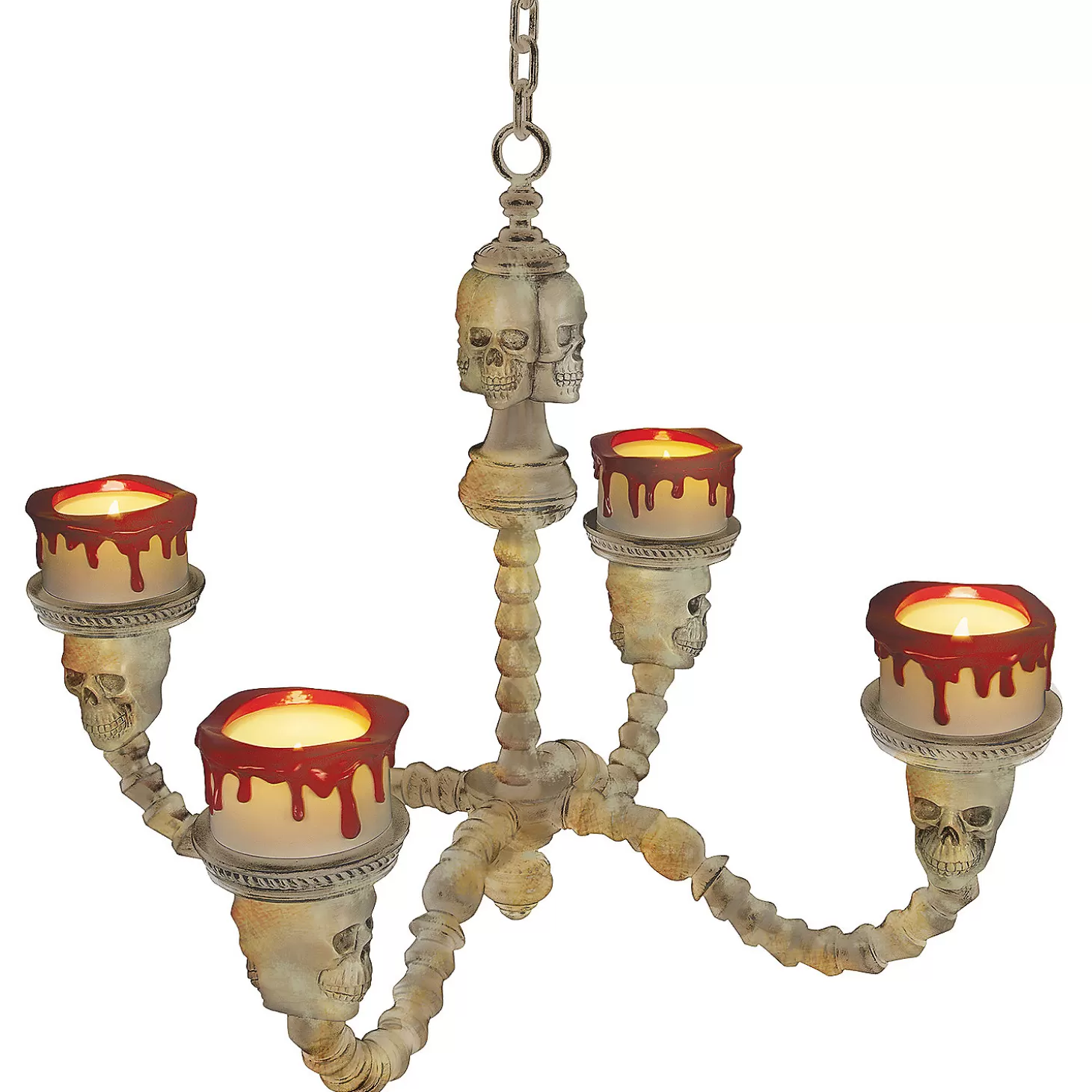 New Lighted Bone Chandelier Skulls & Skeletons