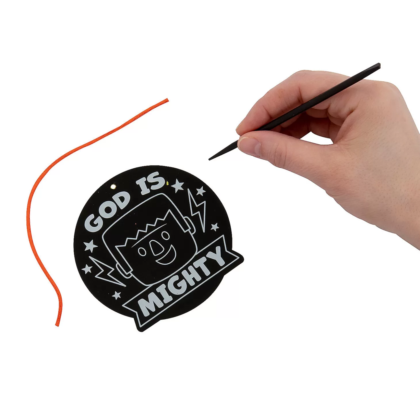 Discount Magic Color Scratch Religious Halloween Ornaments – 24 Pc. Religious Halloween