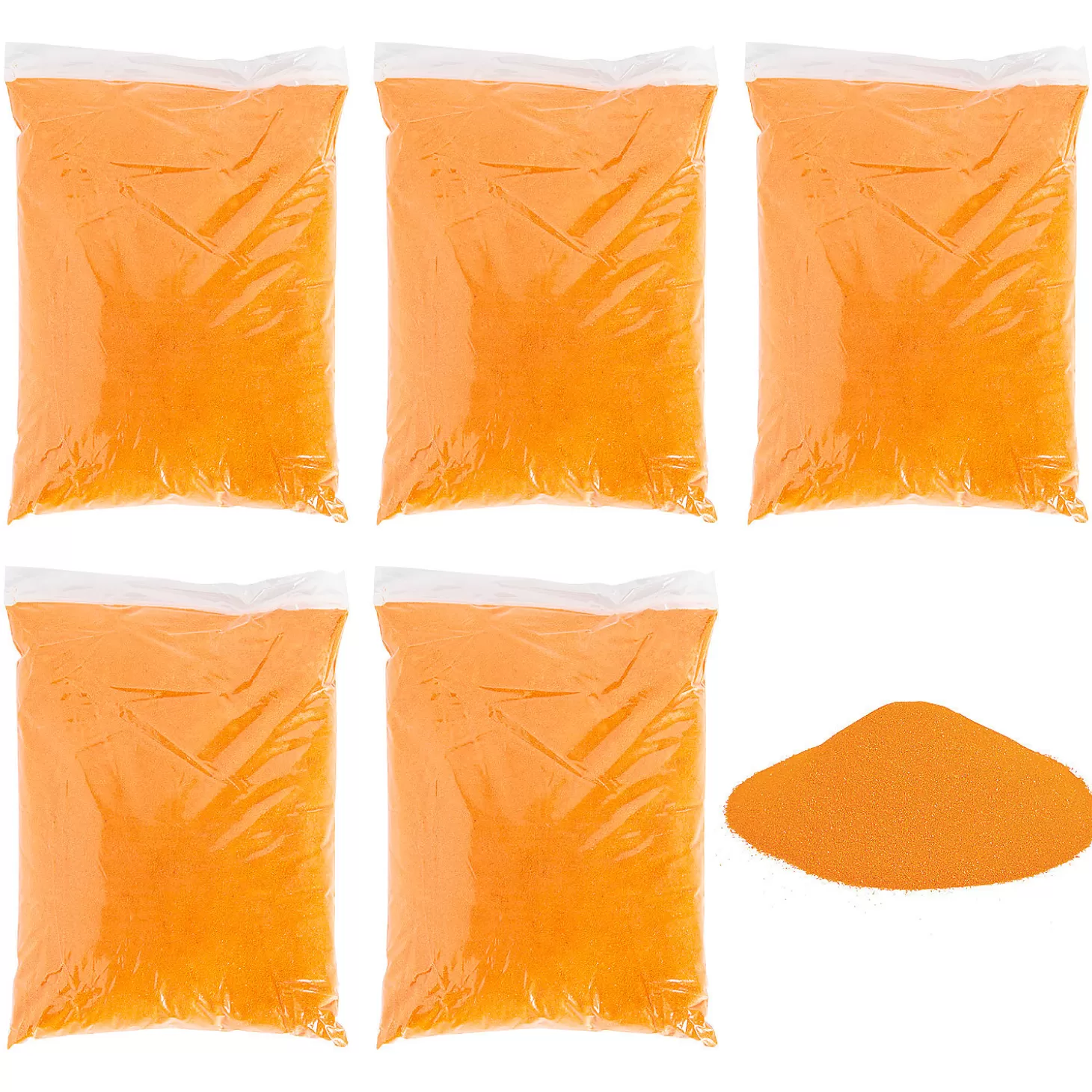 Cheap Mega Bulk 25 Lb. Orange Sand Bulk Halloween Supplies