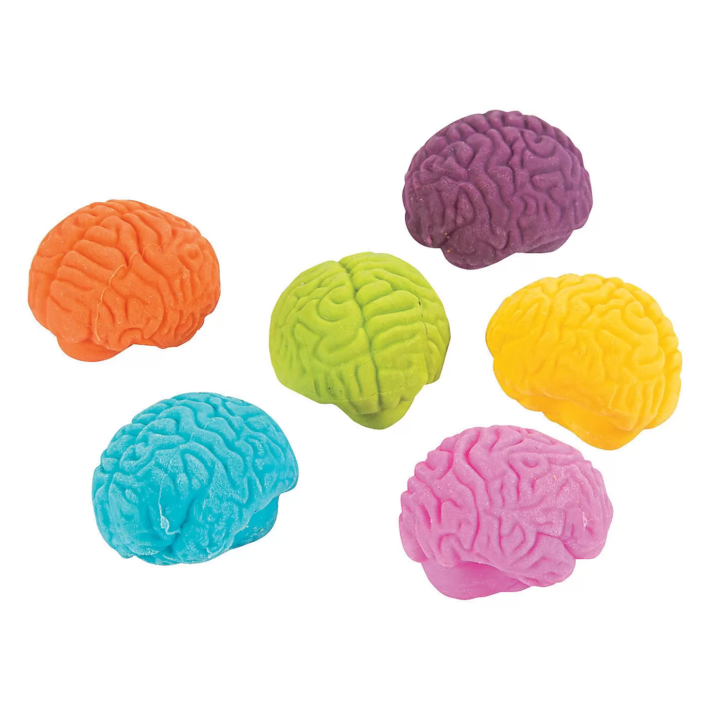 Best Mini Brain-Shaped Erasers - 24 Pc. Boo Bags