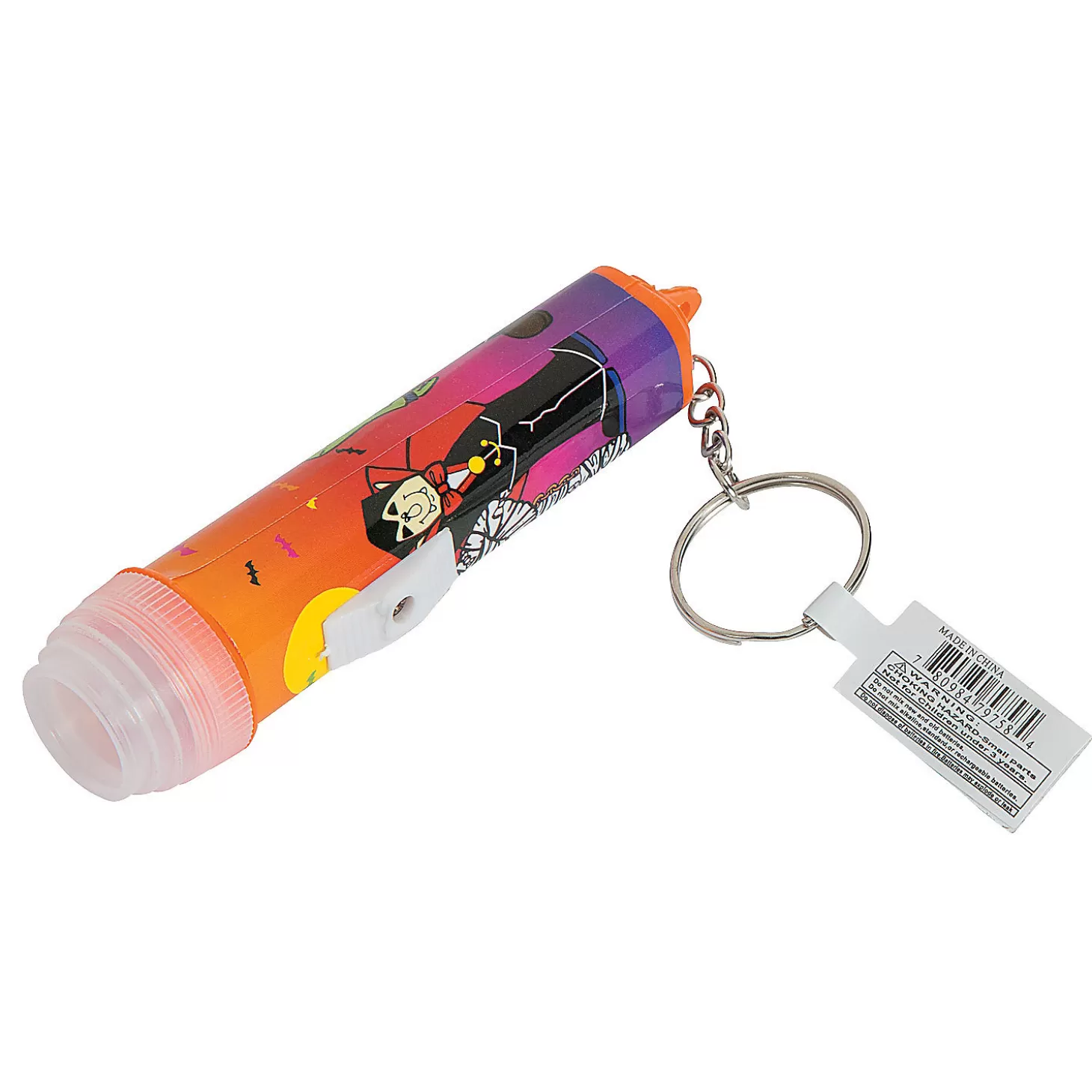 Fashion Mini Halloween Flashlight Keychains - 12 Pc. Halloween Apparel & Accessories