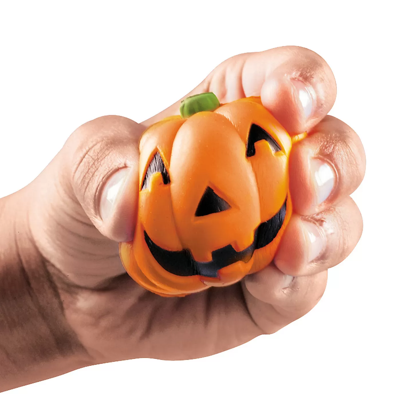 Clearance Mini Squeeze Jack-O'-Lantern Stress Toys - 24 Pc. Halloween Handouts