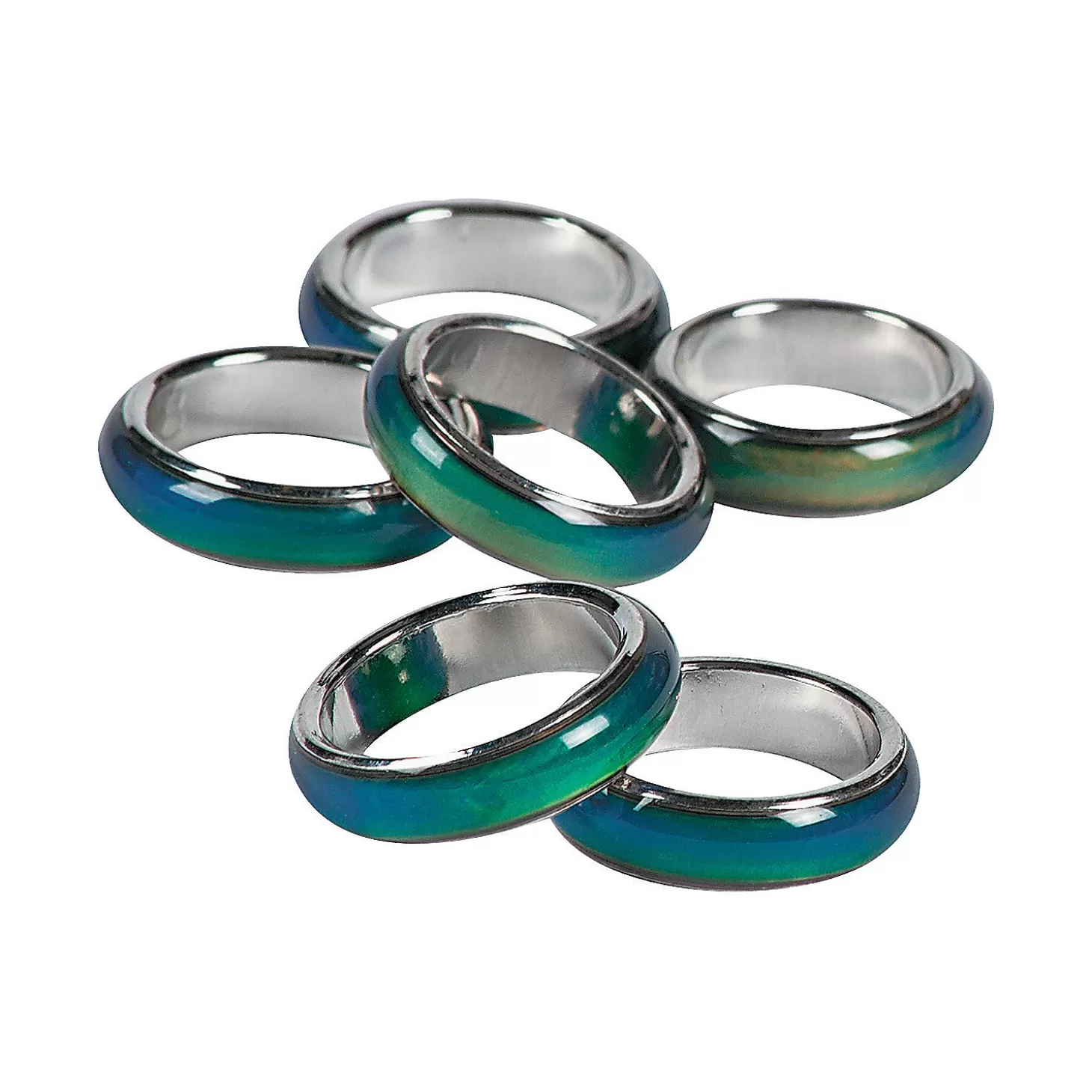 Clearance Mood Rings - 12 Pc. Halloween Apparel & Accessories