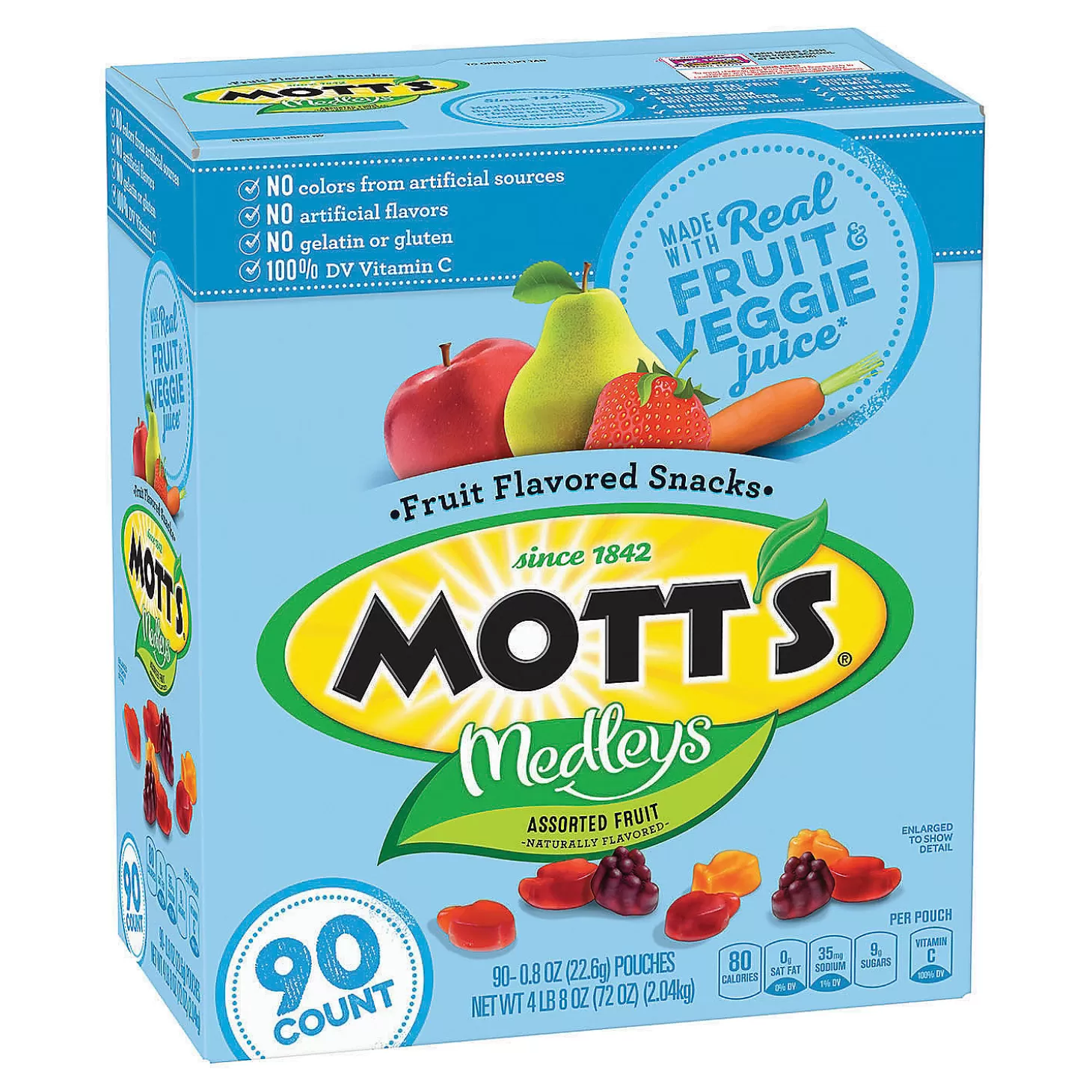 Cheap Mott's Medleys Fruit Snacks, 0.8 Oz, 90 Count Bulk Halloween Supplies