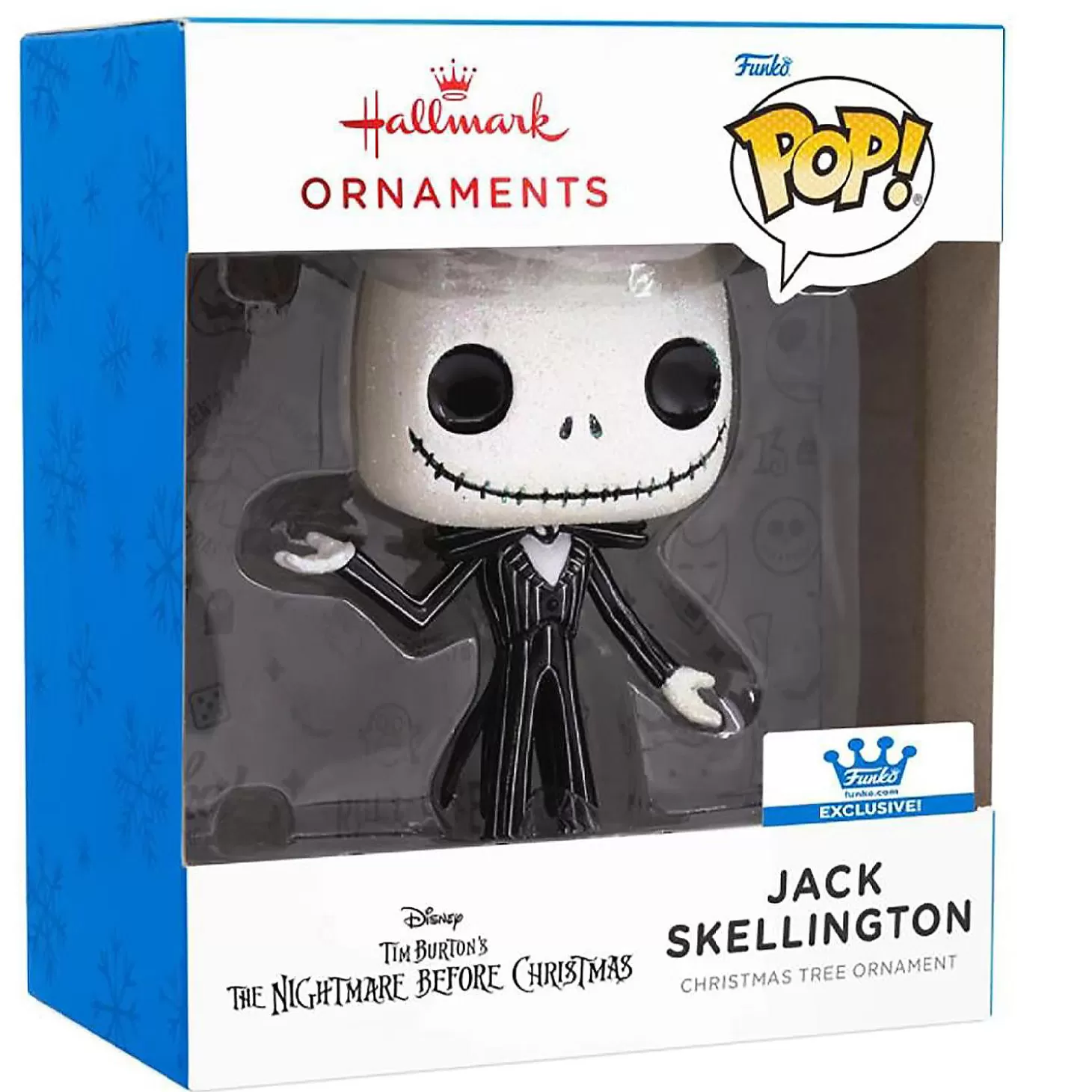 Flash Sale Nightmare Before Christmas Jack Skellington Glitter Holiday Ornament Skulls & Skeletons