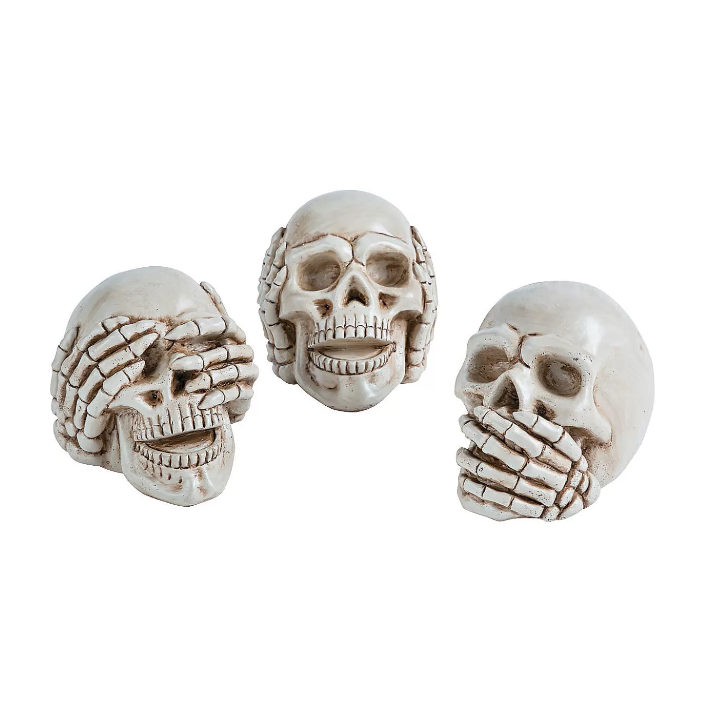 Online No Evil Skulls Halloween Decoration Skulls & Skeletons