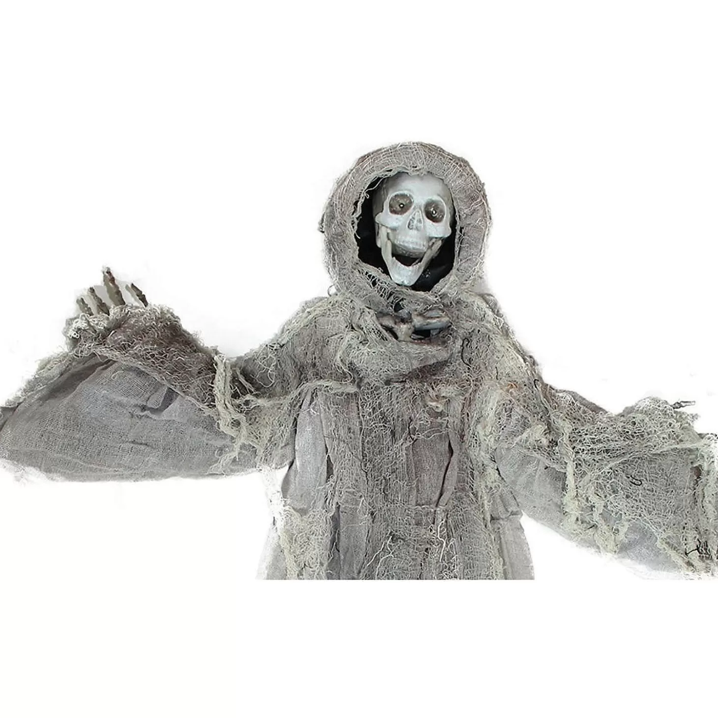 New Northlight 36" Gray Touch Activated Hanging Death Reaper Halloween Decor Skulls & Skeletons