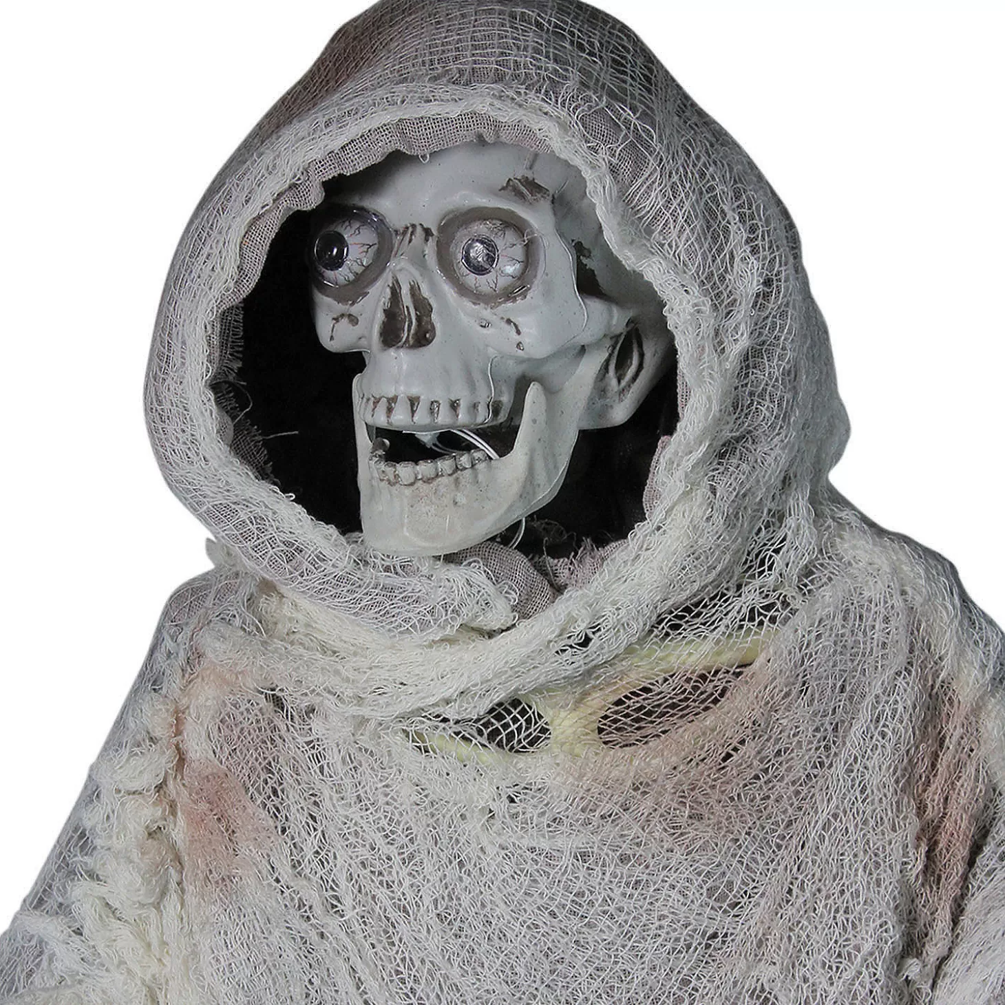 New Northlight 65" Gray And Black Master Of Death Standing Animated Halloween Decor Skulls & Skeletons