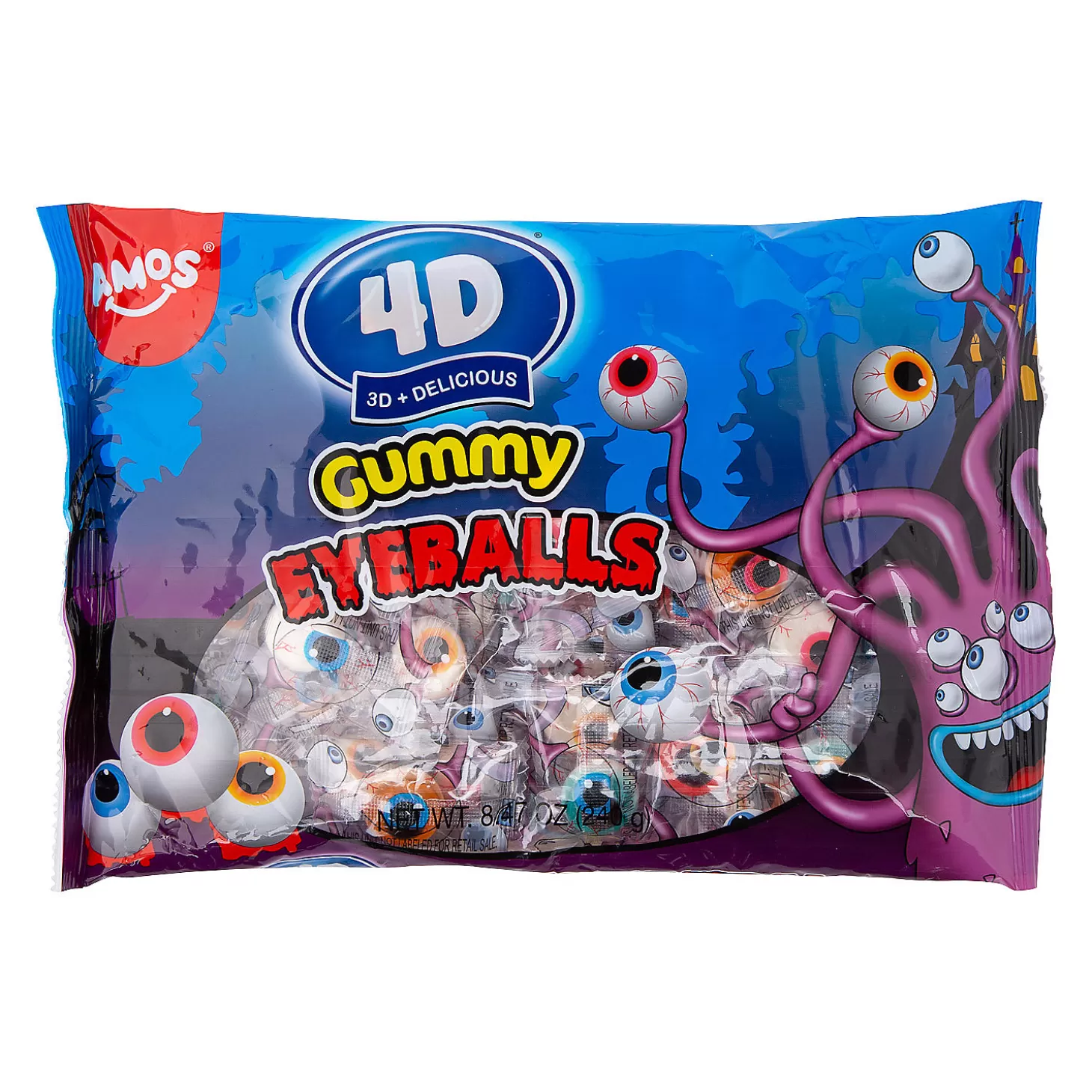 Cheap Oozing Eyeballs Candy - 40 Pc. Boo Bags