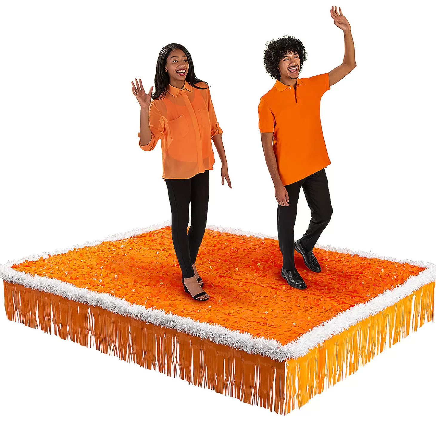 Store Orange Graduation Parade Float Decorating Kit - 8 Pc. Halloween Fun Kits