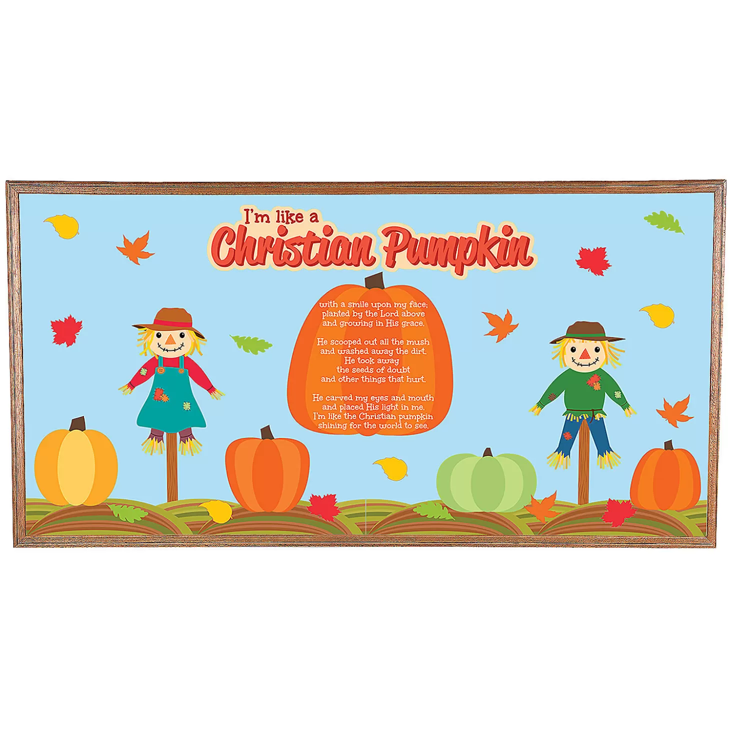 Online Prayers From The Patch Bulletin Board Set - 29 Pc. Religious Halloween