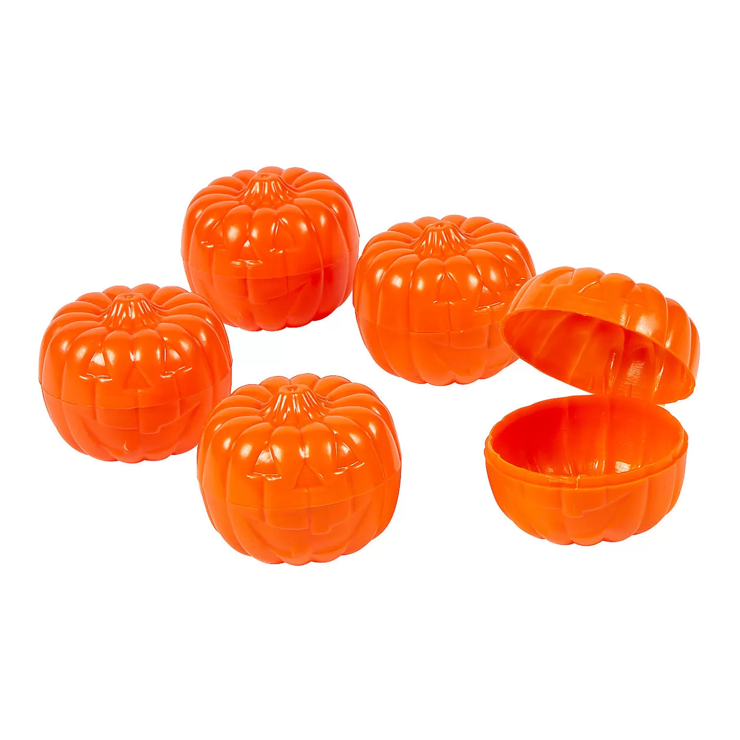 Flash Sale Pumpkin Bpa-Free Plastic Containers - 24 Pc. Halloween Bags