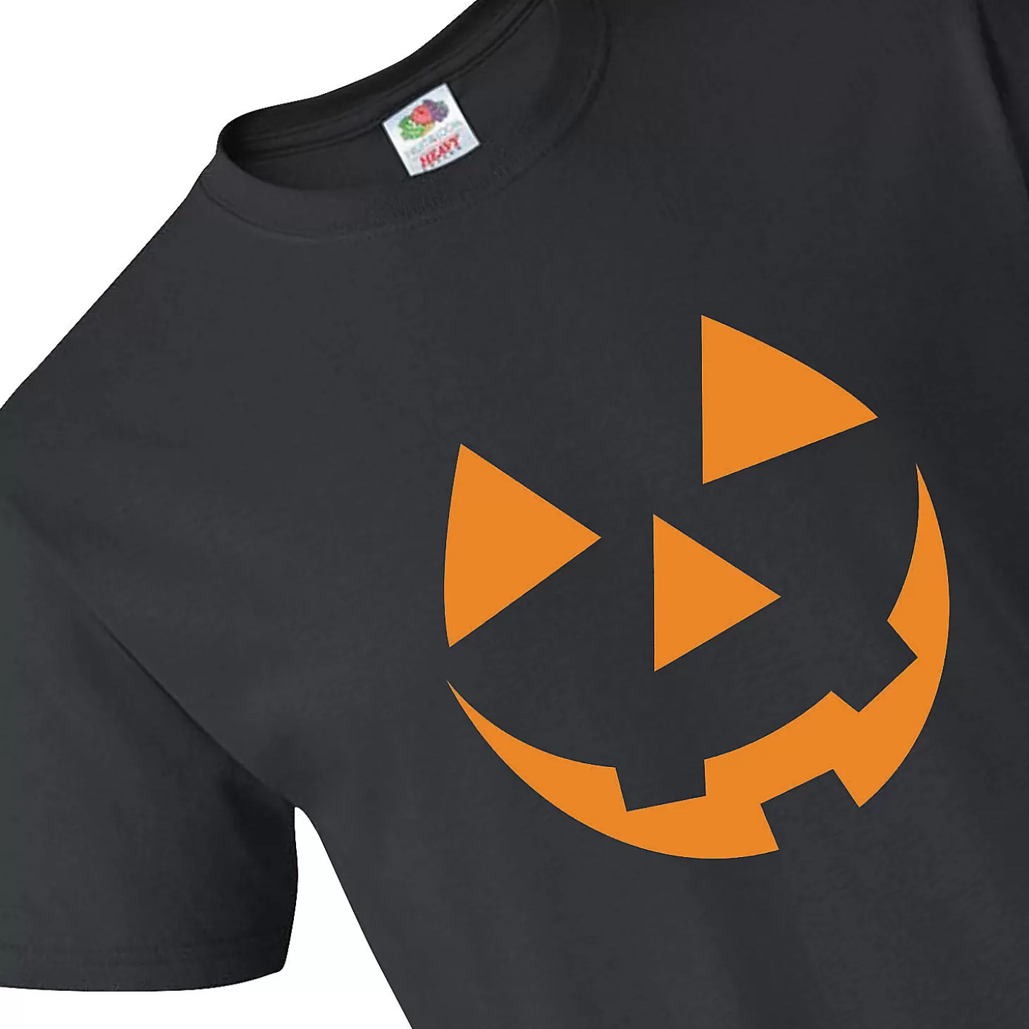 Fashion Pumpkin Face Adult's T-Shirt Halloween T-Shirts