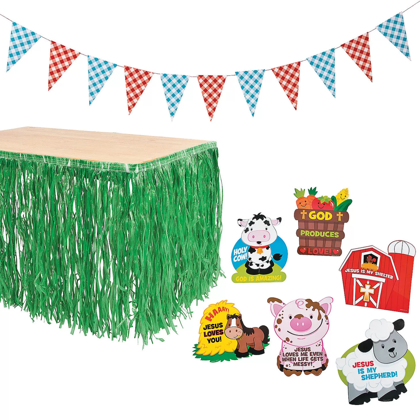 Sale Religious Barnyard Value Trunk-Or-Treat Decorating Kit - 8 Pc. Halloween Fun Kits