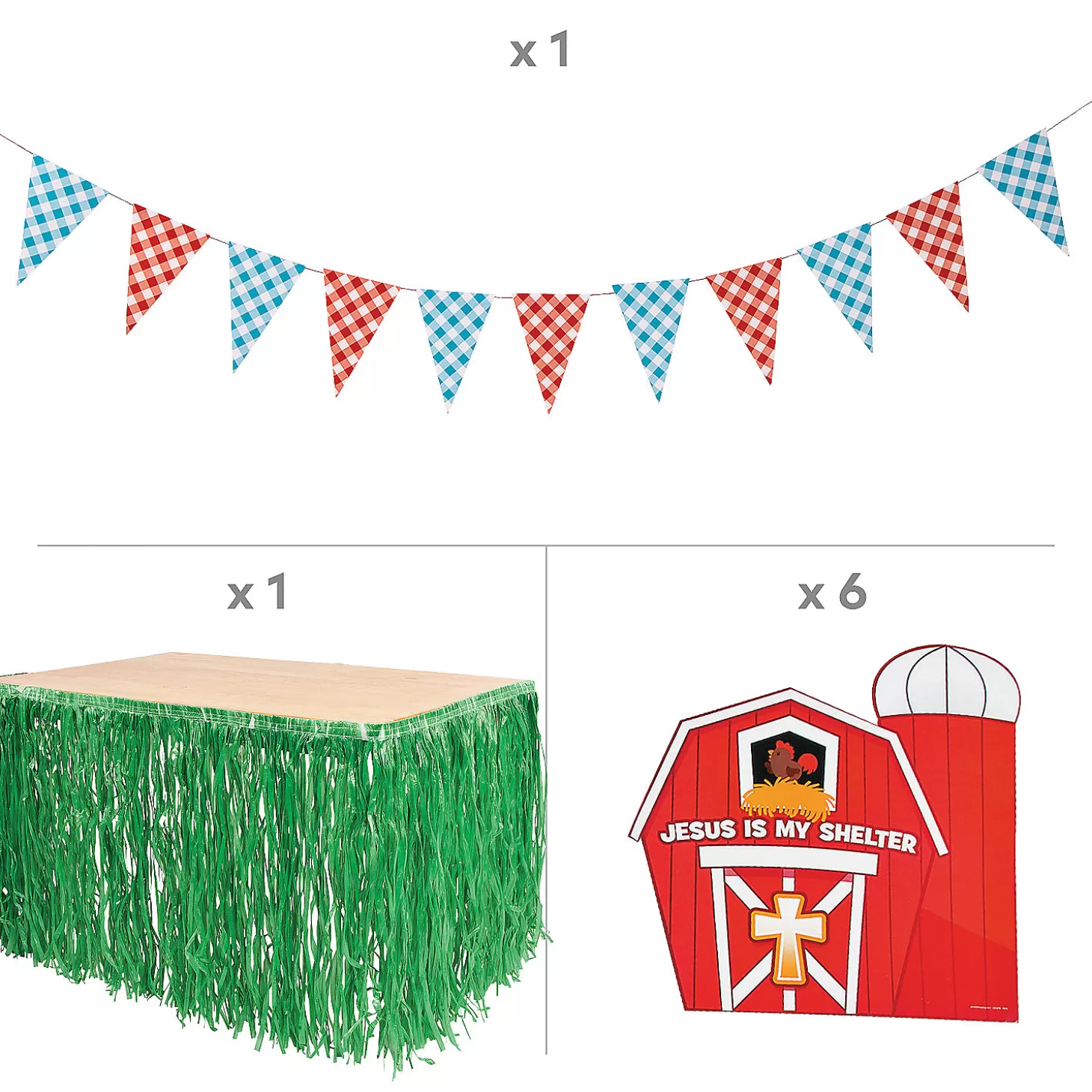 Sale Religious Barnyard Value Trunk-Or-Treat Decorating Kit - 8 Pc. Halloween Fun Kits