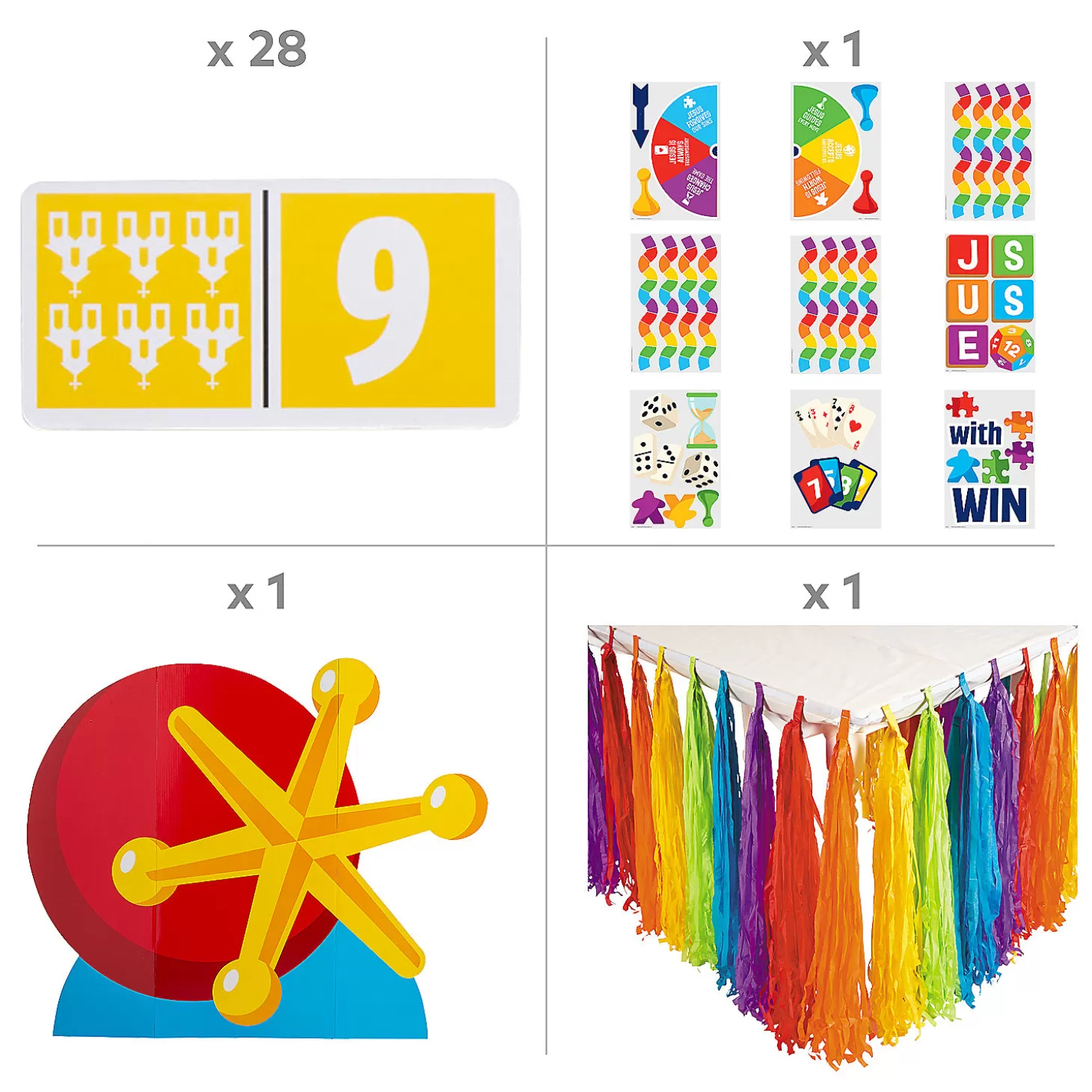 Best Religious Game Night Trunk-Or-Treat Decorating Kit - 39 Pc. Religious Halloween