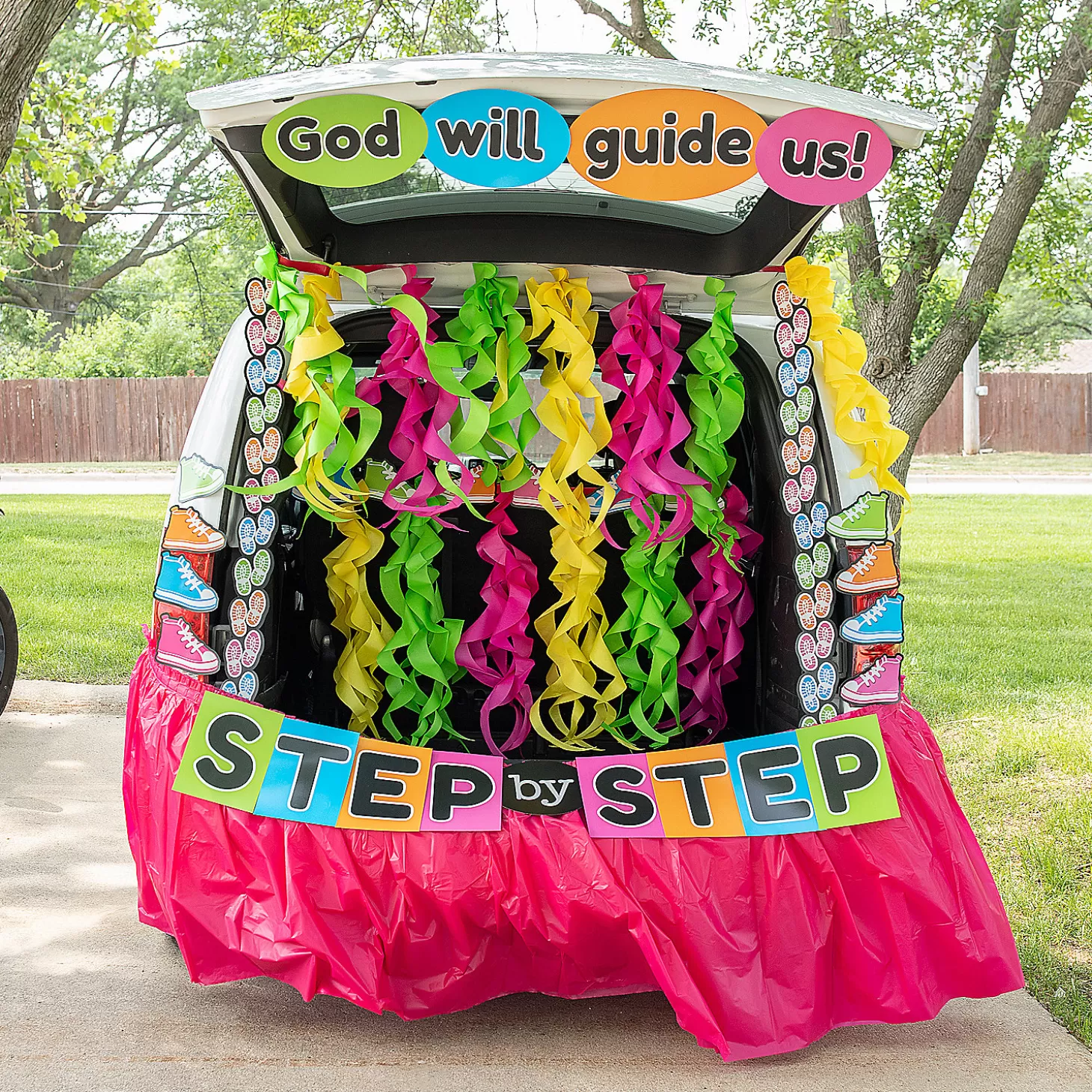 Cheap Religious Step By Step Trunk-Or-Treat Decorating Kit - 3 Pc. Halloween Fun Kits