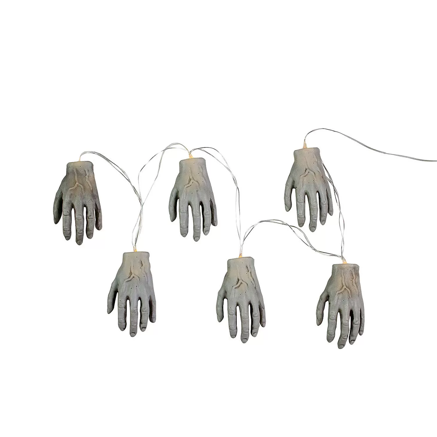 Flash Sale Set Of 6 Skeleton Hands Halloween Light Set Skulls & Skeletons