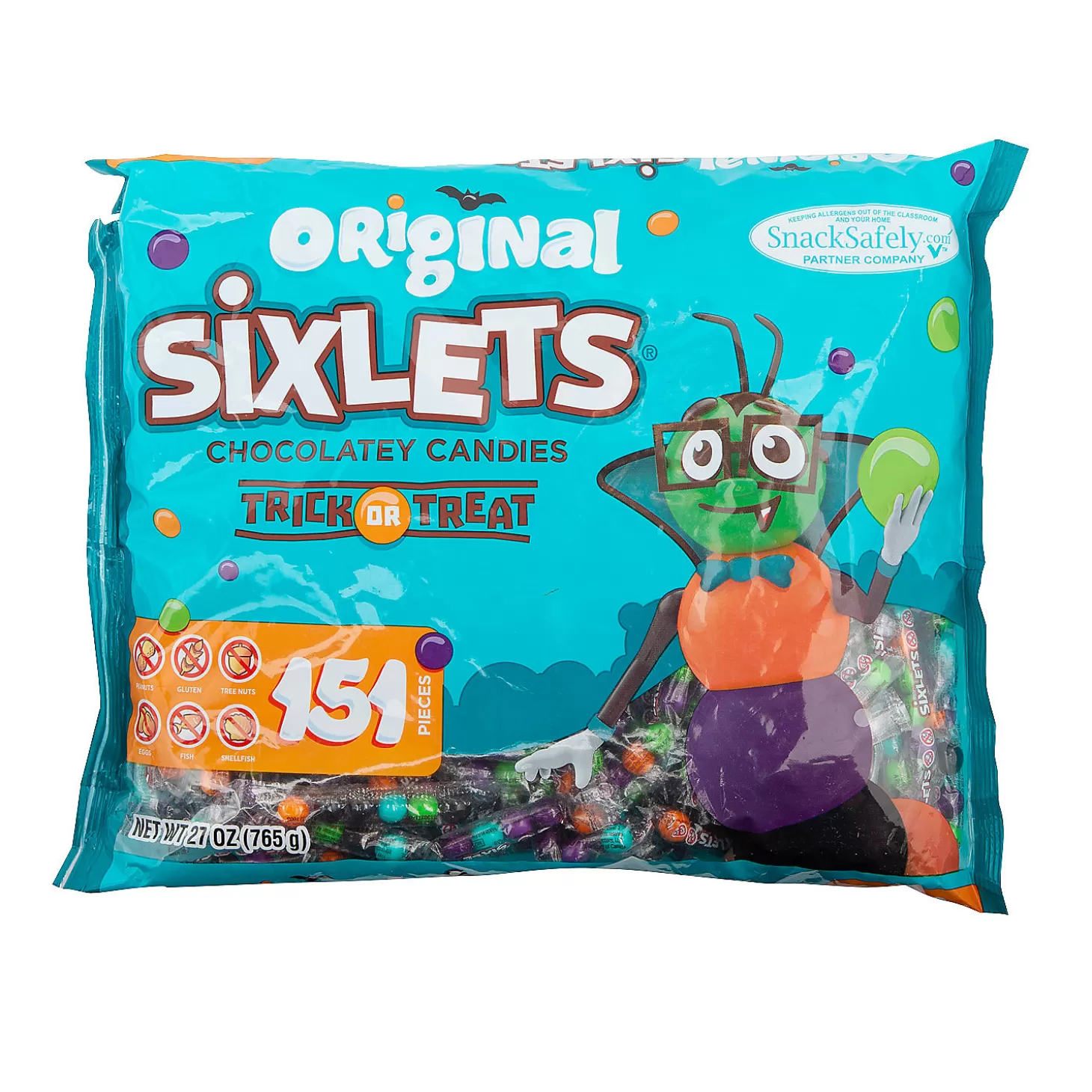 Hot Sixlets Halloween Candy