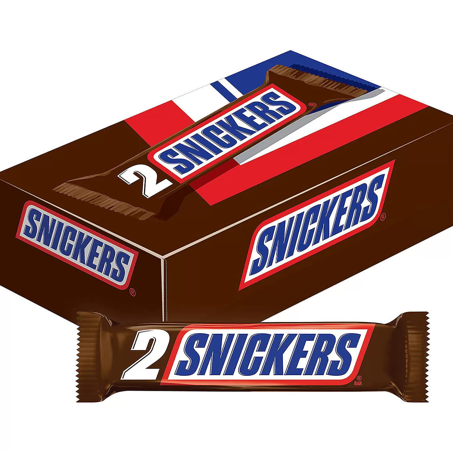 Best Snickers 2-To-Go Bars, 3.29 Oz, 24 Count Bulk Halloween Supplies