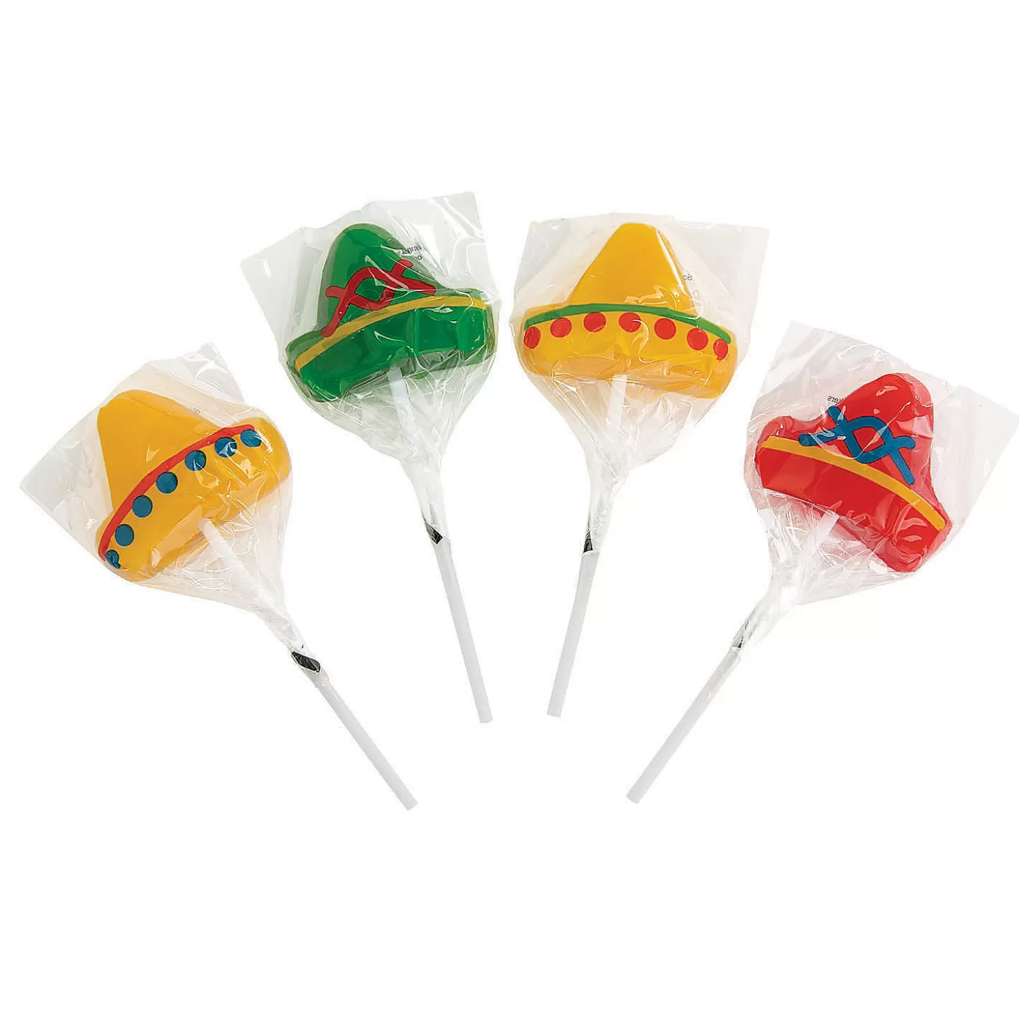 Online Sombrero Lollipops - 12 Pc. Halloween Candy