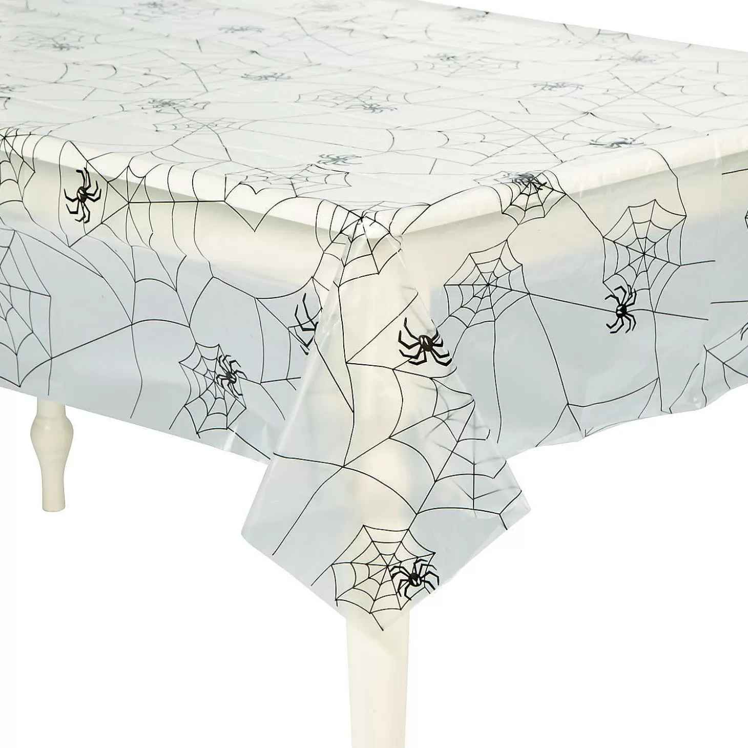 Online Spider Web Plastic Tablecloth Tableware