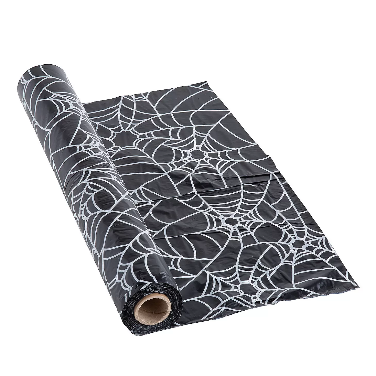 Store Spider Web Plastic Tablecloth Roll Tableware