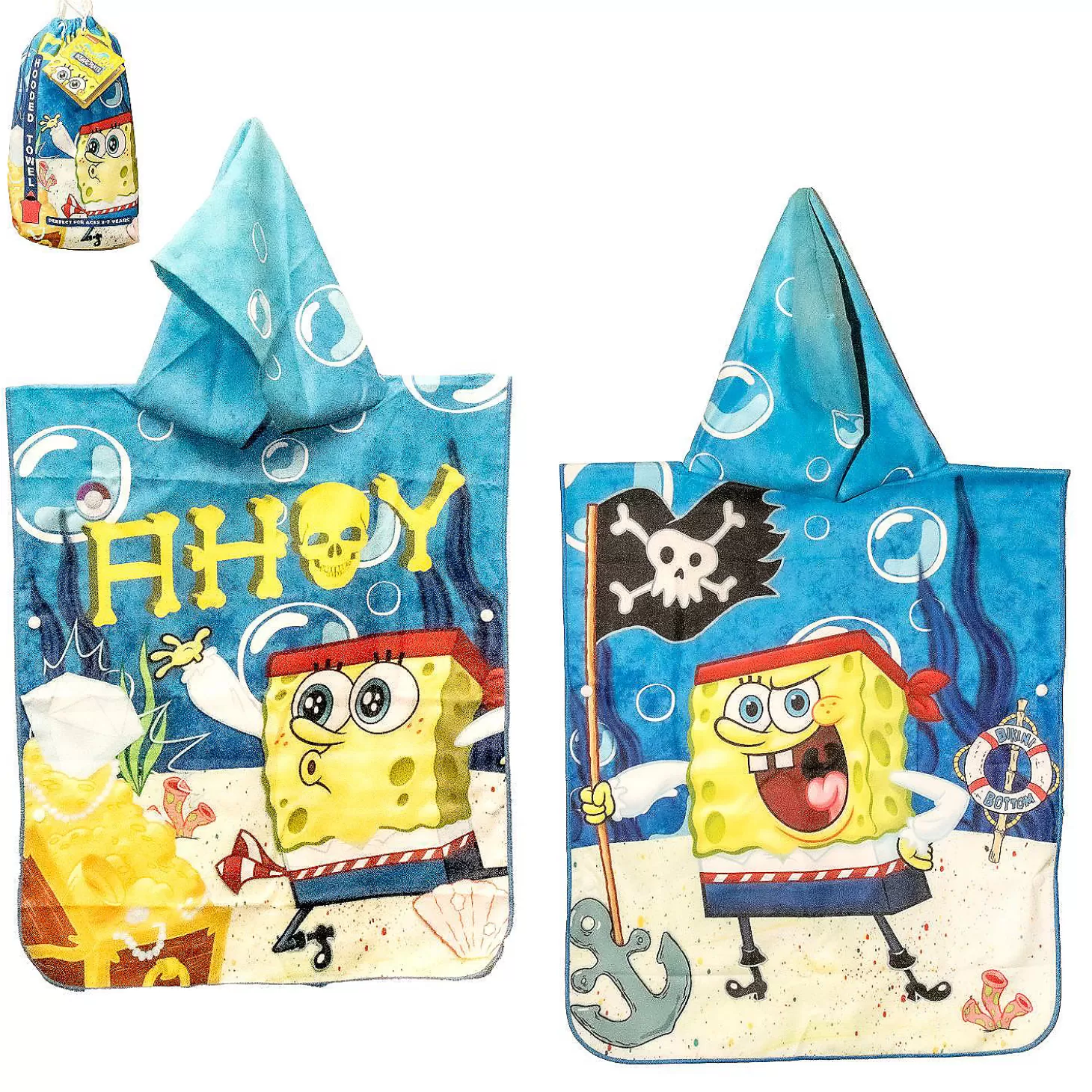 Shop Sponge Bob, Ahoy Hooded Bt Towel Water Toys