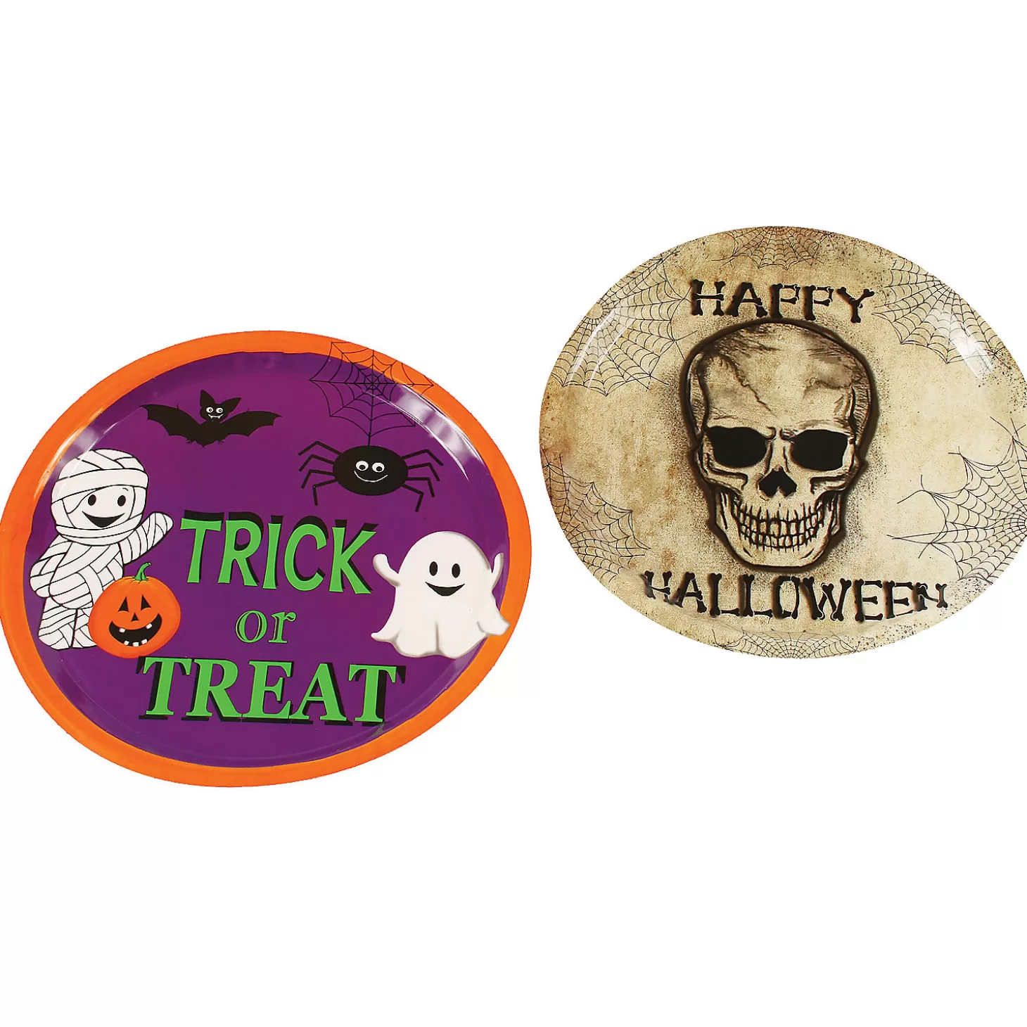 Online Spooky Round Party Tray Tableware