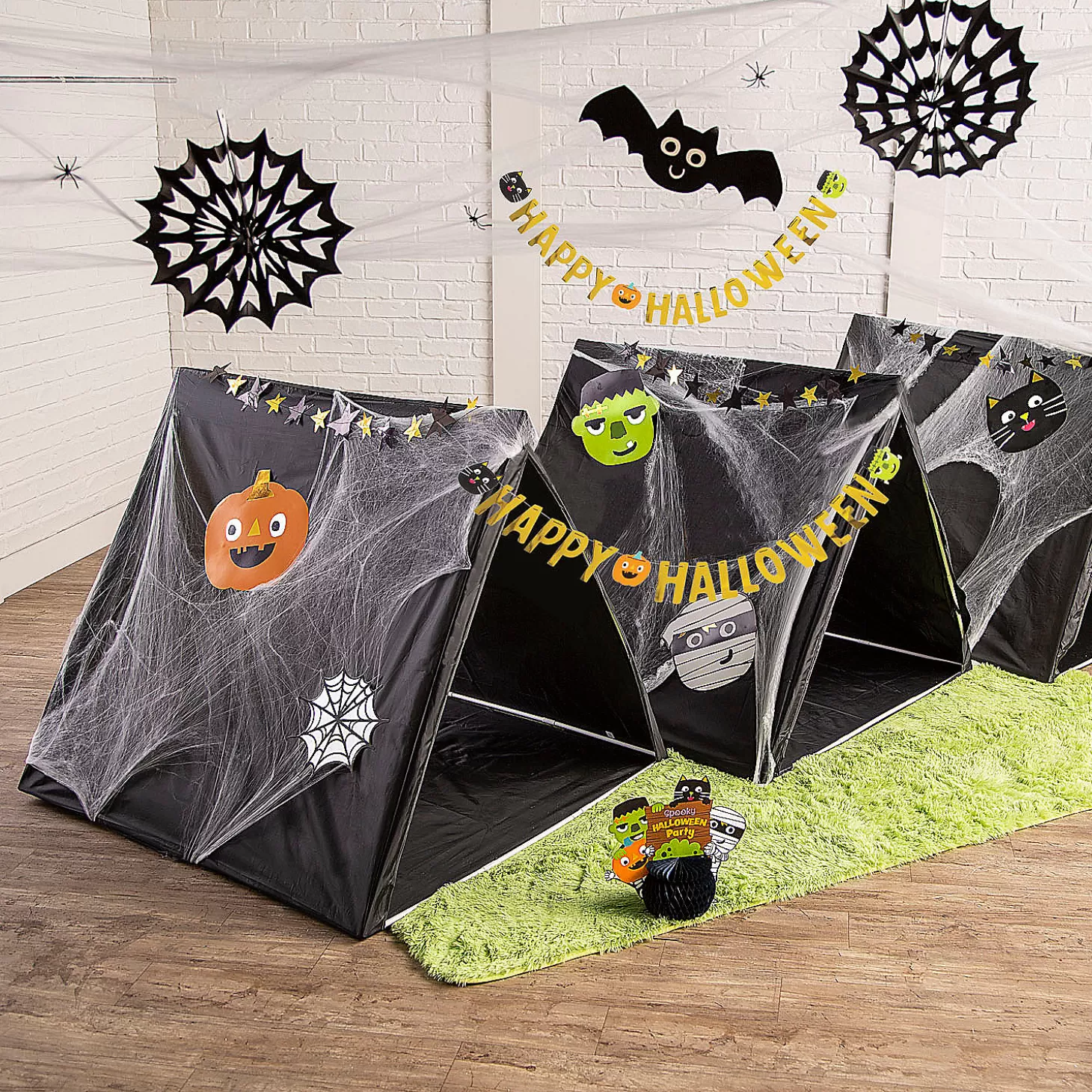 Best Sale Spooky Sleepover Tent Kit For 4 Guests Halloween Fun Kits