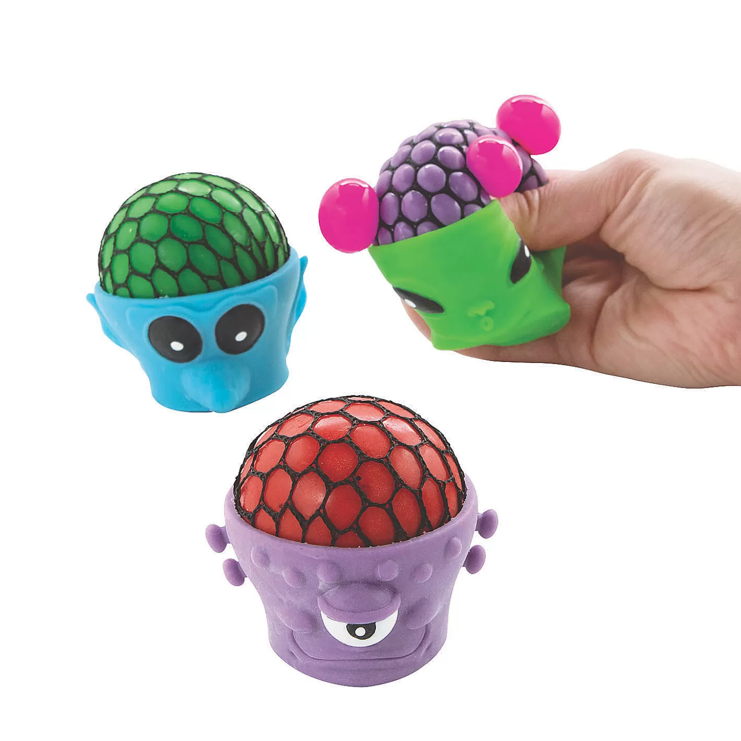 Online Squeeze-A-Dohz™ Alien Toys - 12 Pc. Halloween Handouts