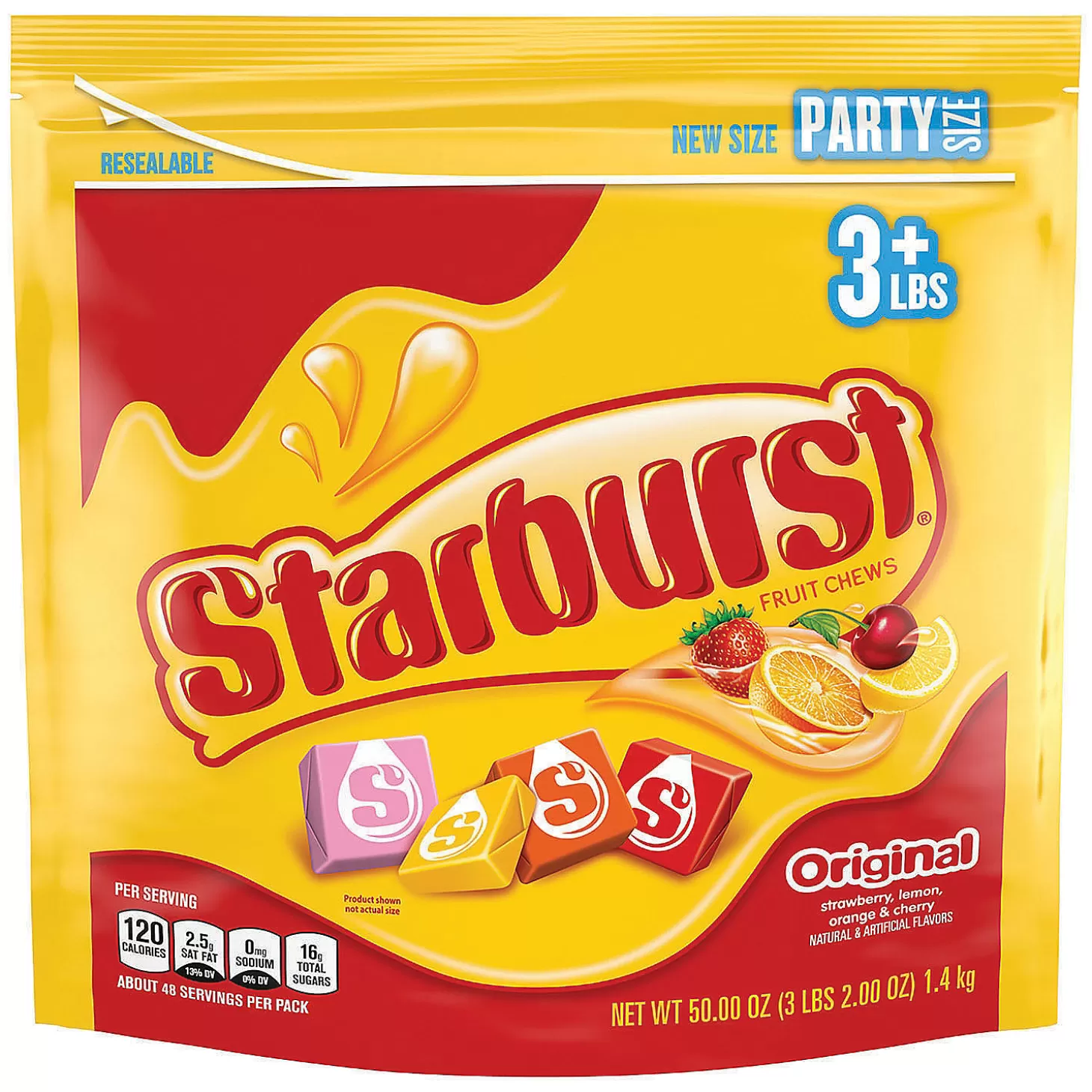 Best Sale Starburst Fruit Chews Original Variety, 50 Oz Bulk Halloween Supplies