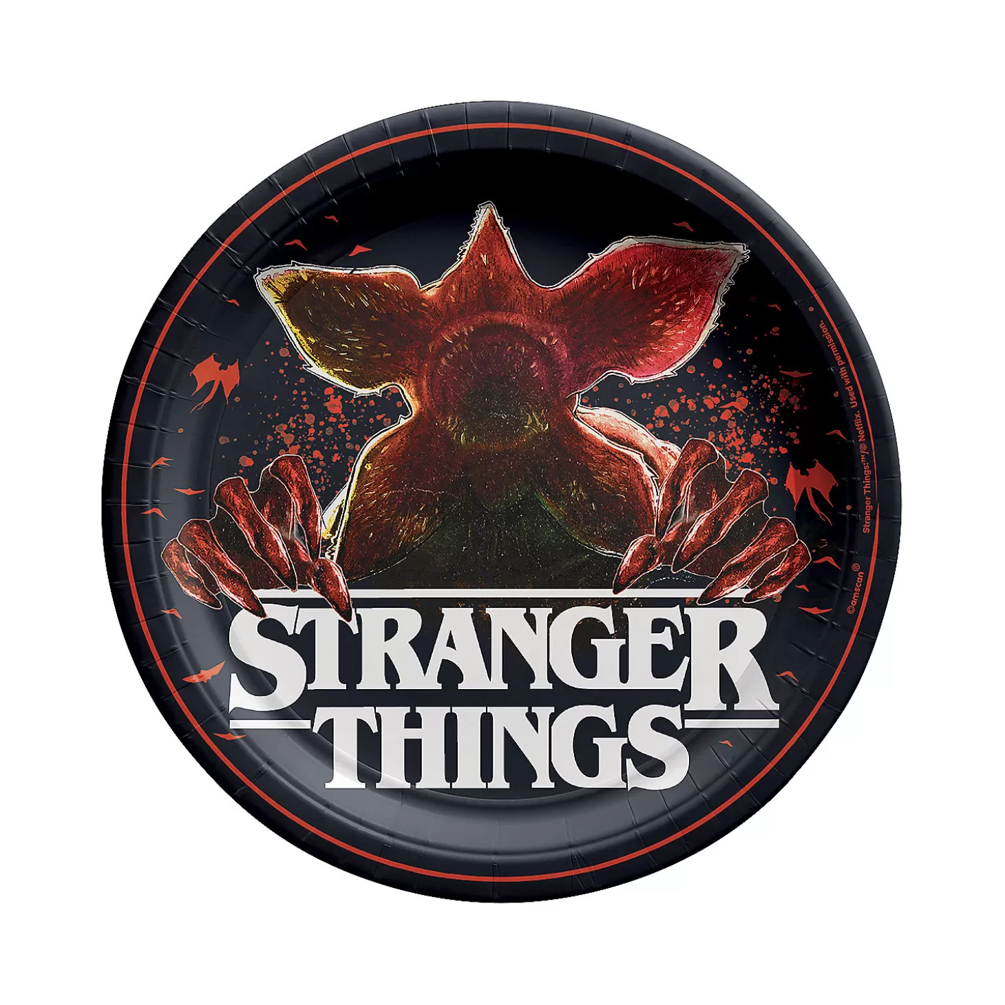 Best Stranger Things™ The Upside Down Paper Dinner Plates - 8 Pc. Tableware