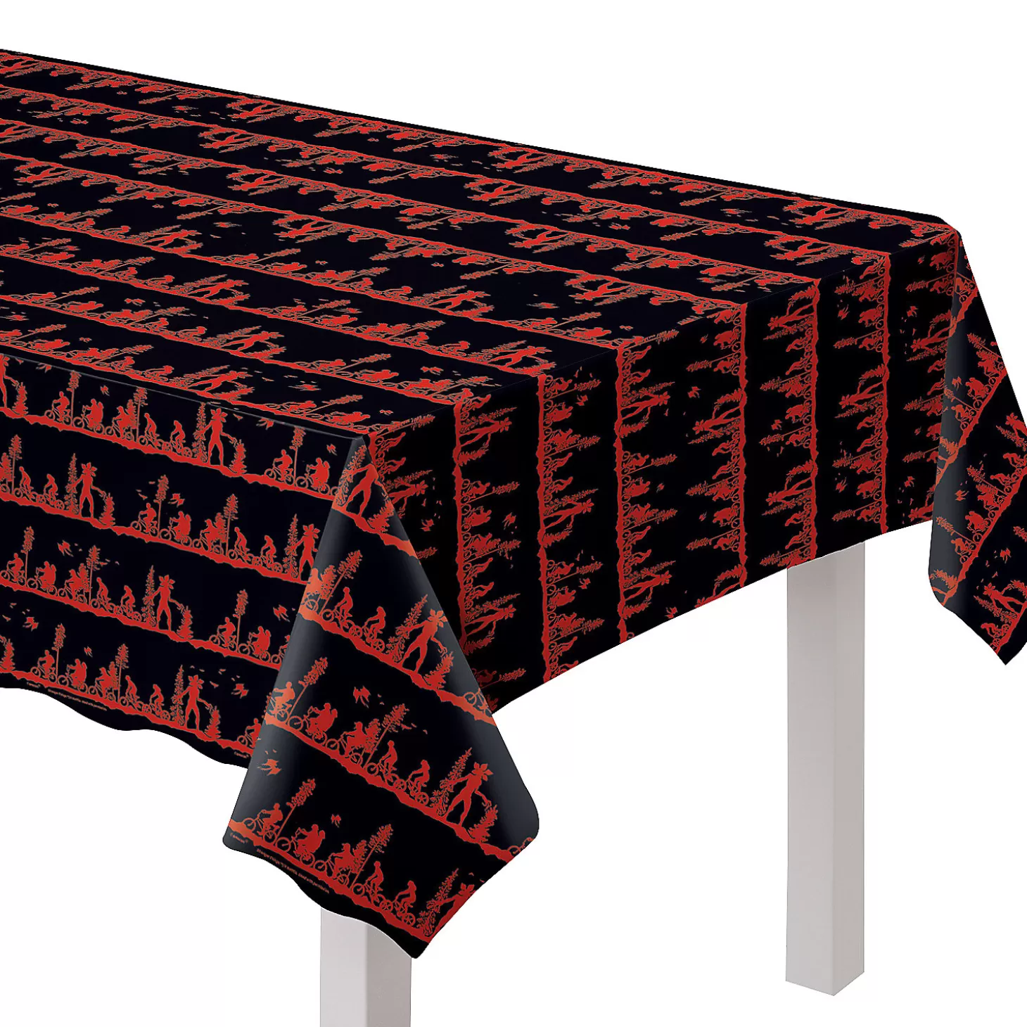 Fashion Stranger Things™ The Upside Down Plastic Tablecloth Tableware