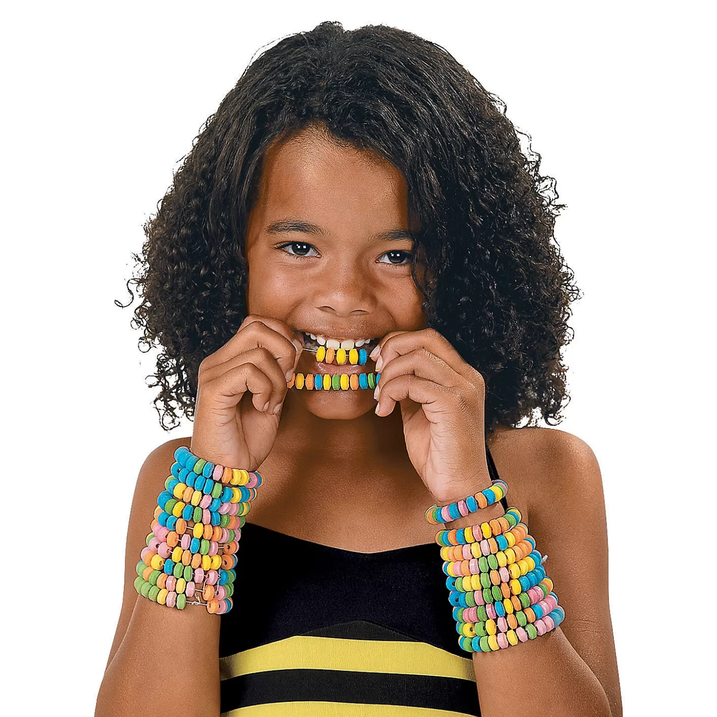 Best Stretchable Hard Candy Bracelets - 48 Pc. Halloween Candy