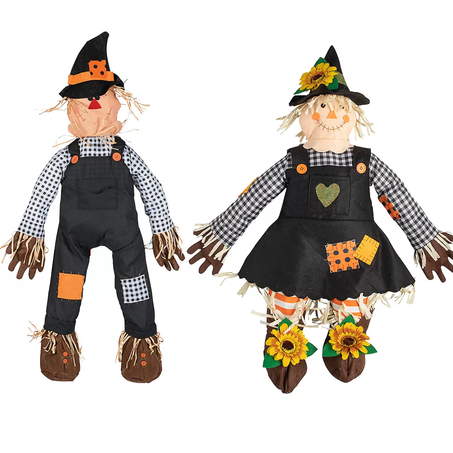 Cheap Stuff-A-Scarecrow Couple Decorating Kit - 2 Pc. Halloween Fun Kits