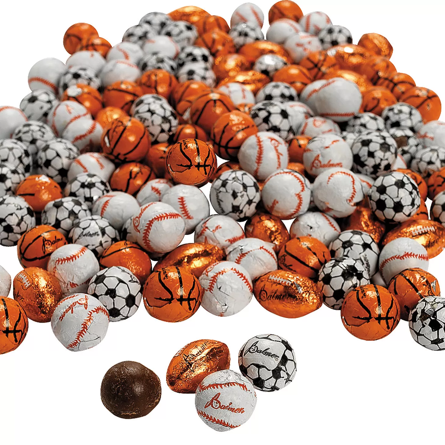 Outlet Super Sports Balls Chocolate Candy Bulk Halloween Supplies