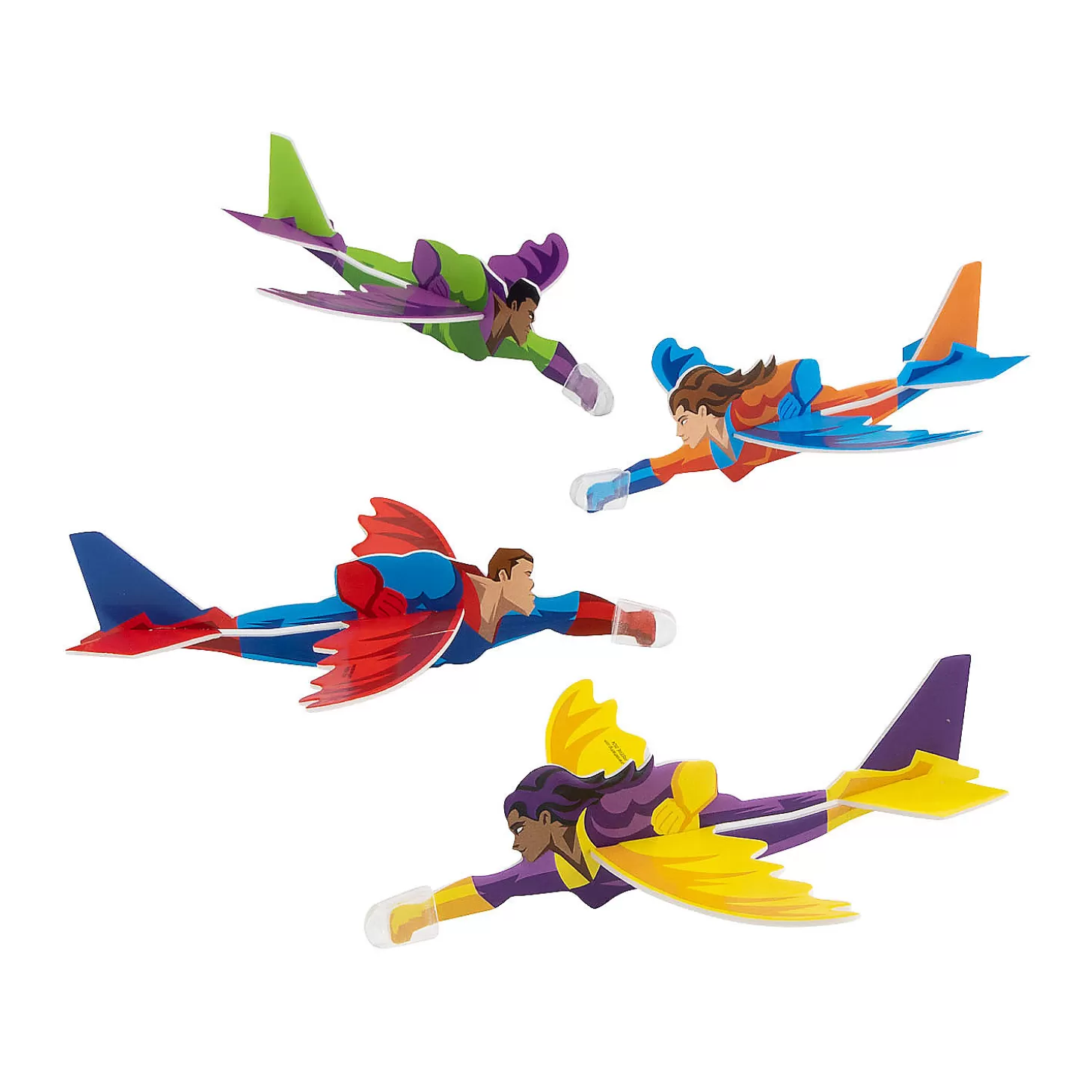 Store Superhero Gliders - 24 Pc. Flying Toys