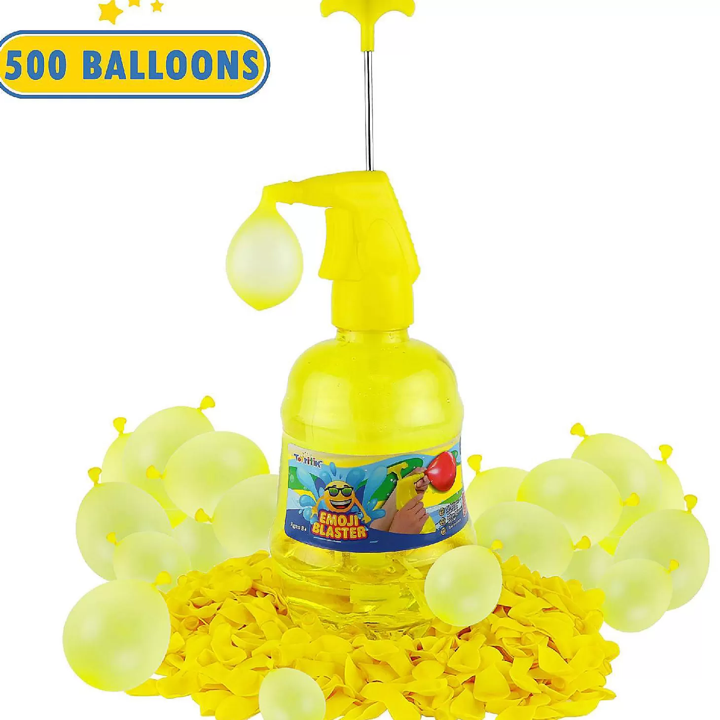 Store Toyrifik Water Balloon Pump Filler - Portable Station With 500 Balloons Water Toys